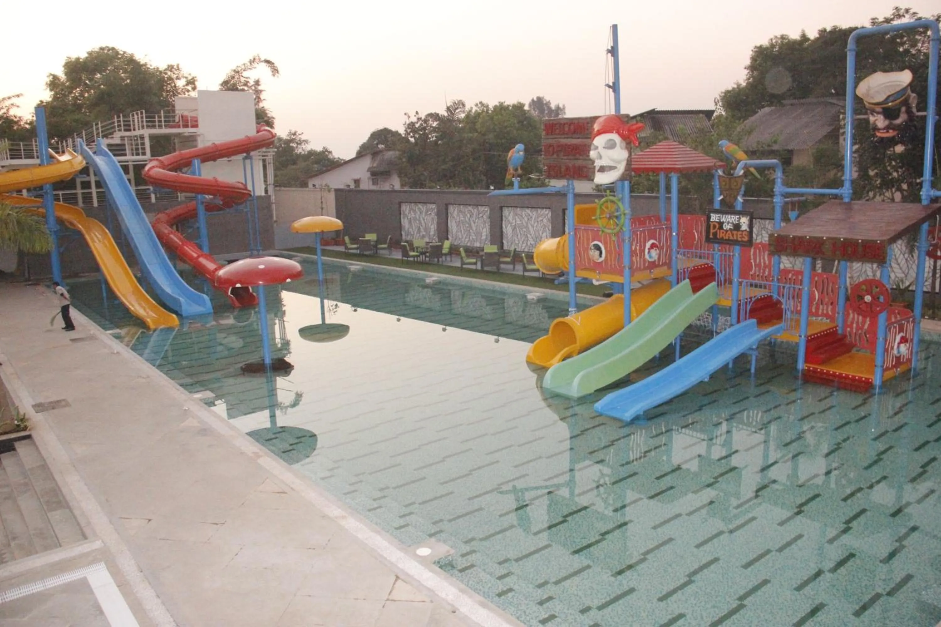 Aqua park in Meritas Picaddle Resort Lonavala