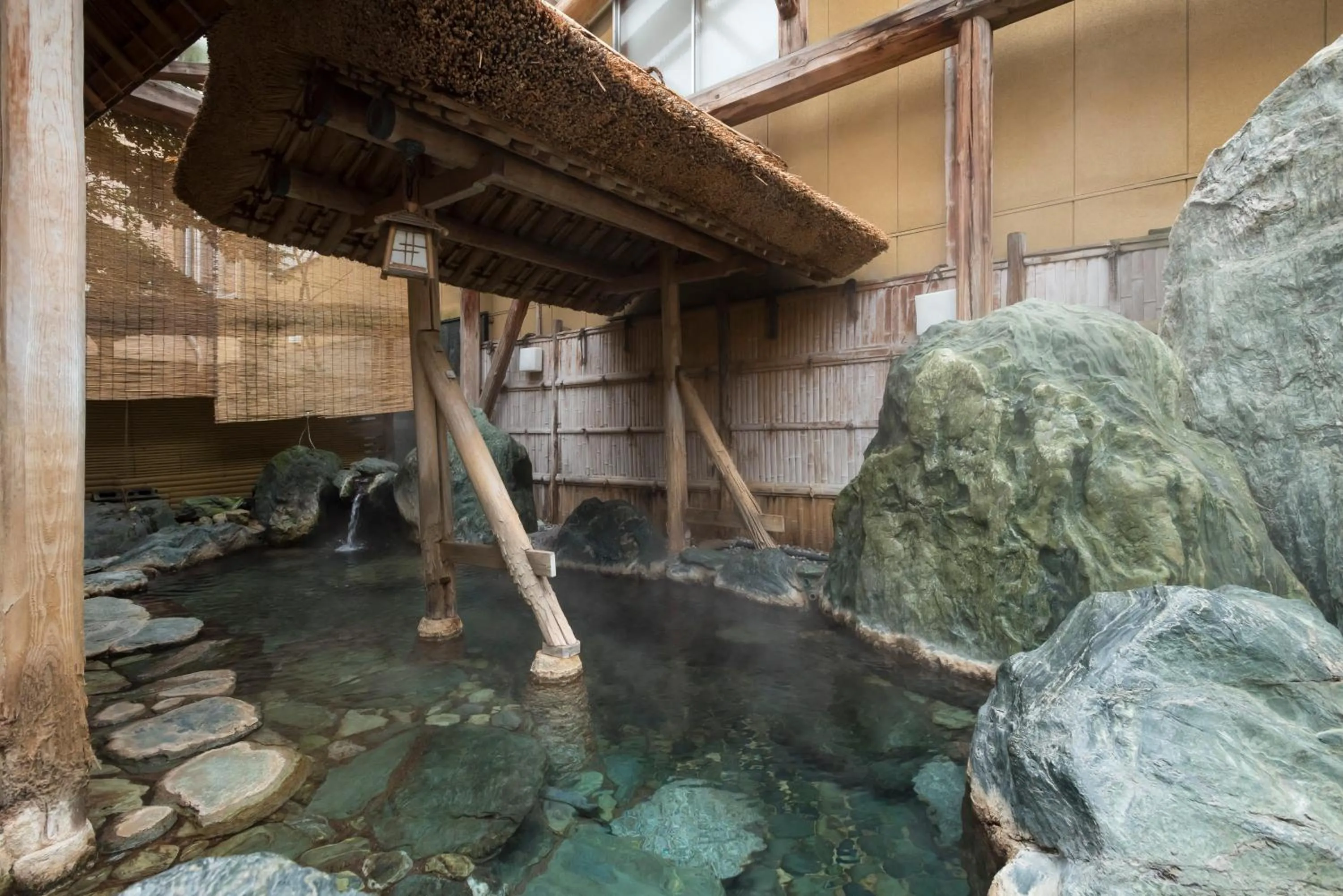 Open Air Bath in Awara Grand Hotel