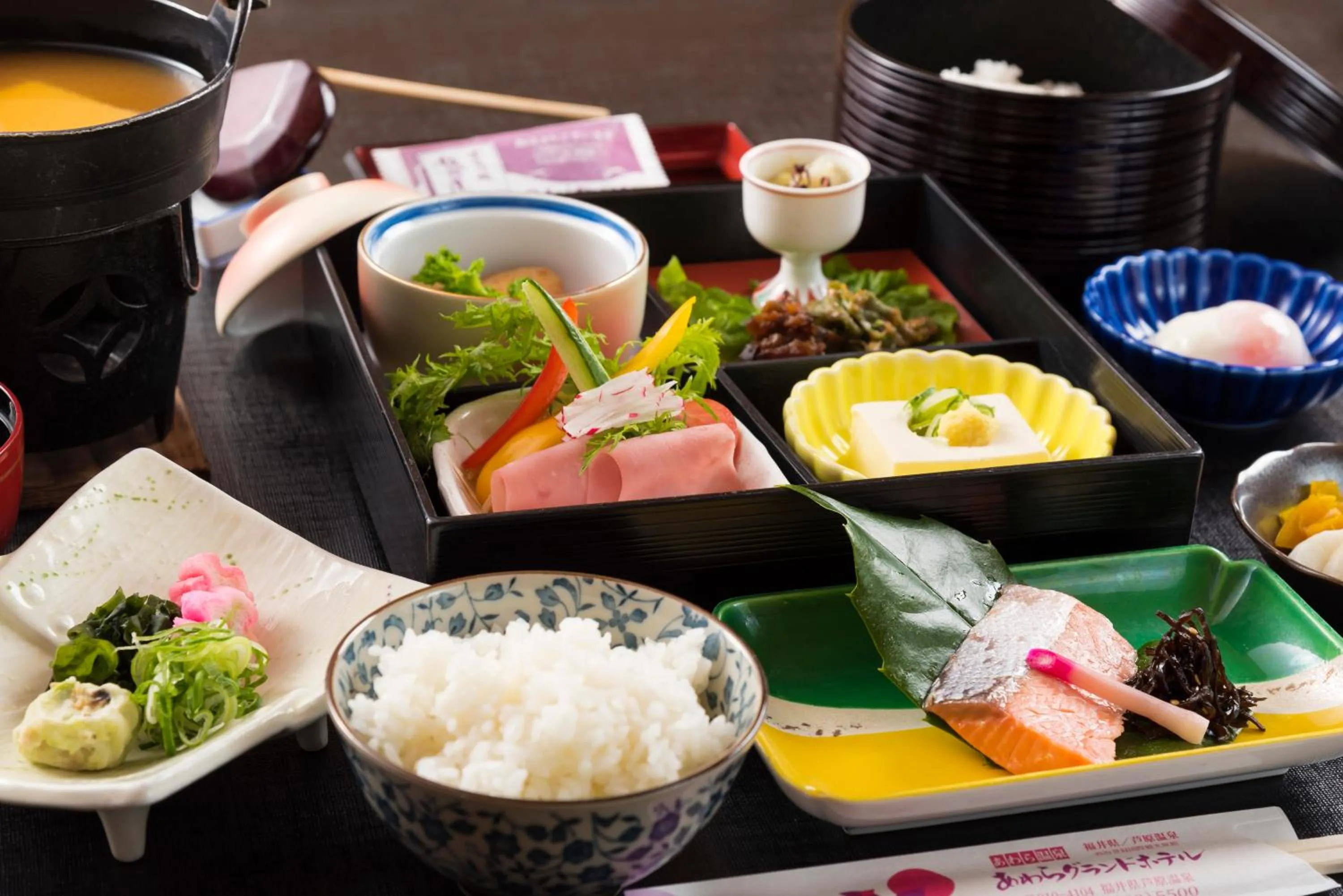 Food close-up in Awara Grand Hotel