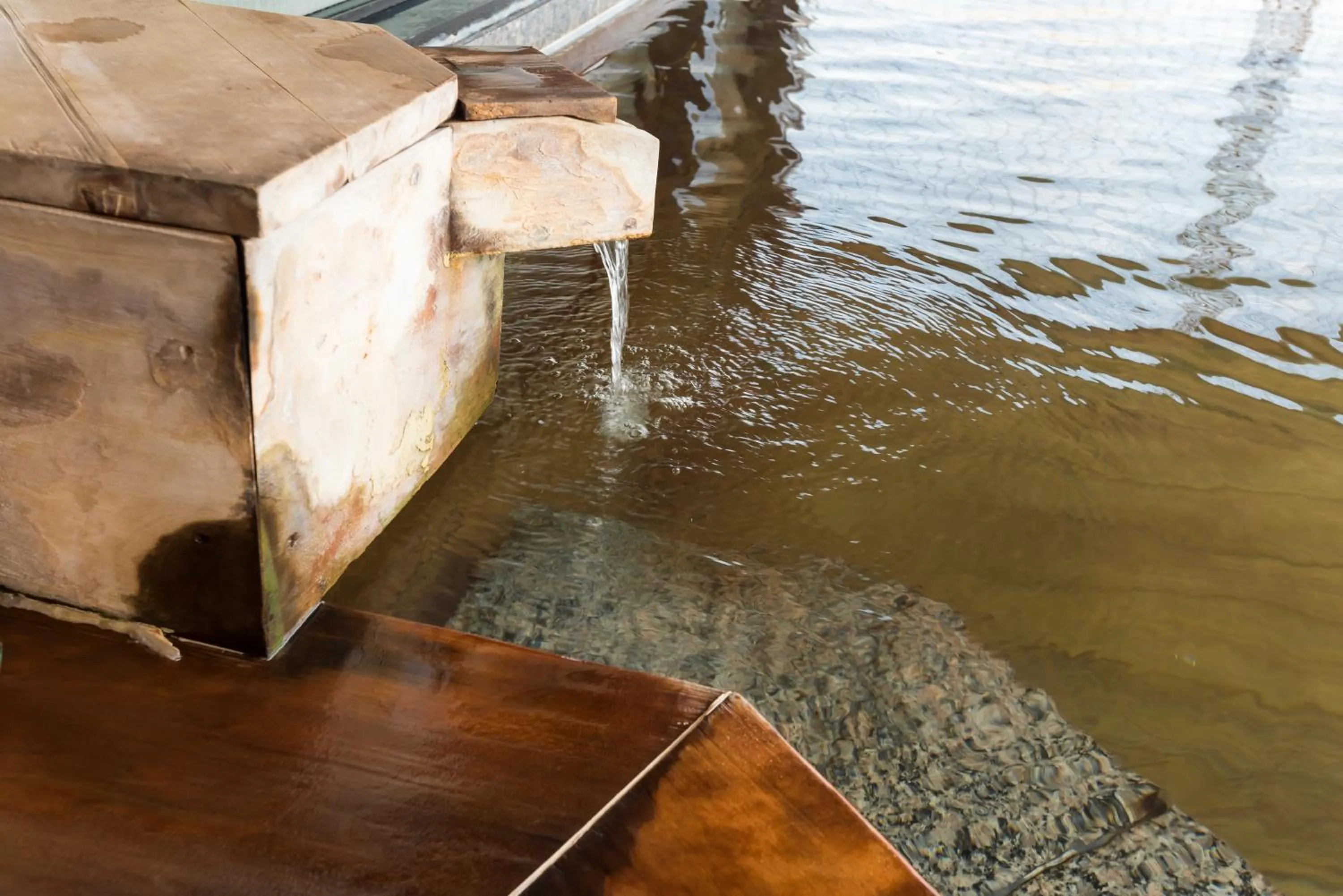 Hot Spring Bath in Awara Grand Hotel