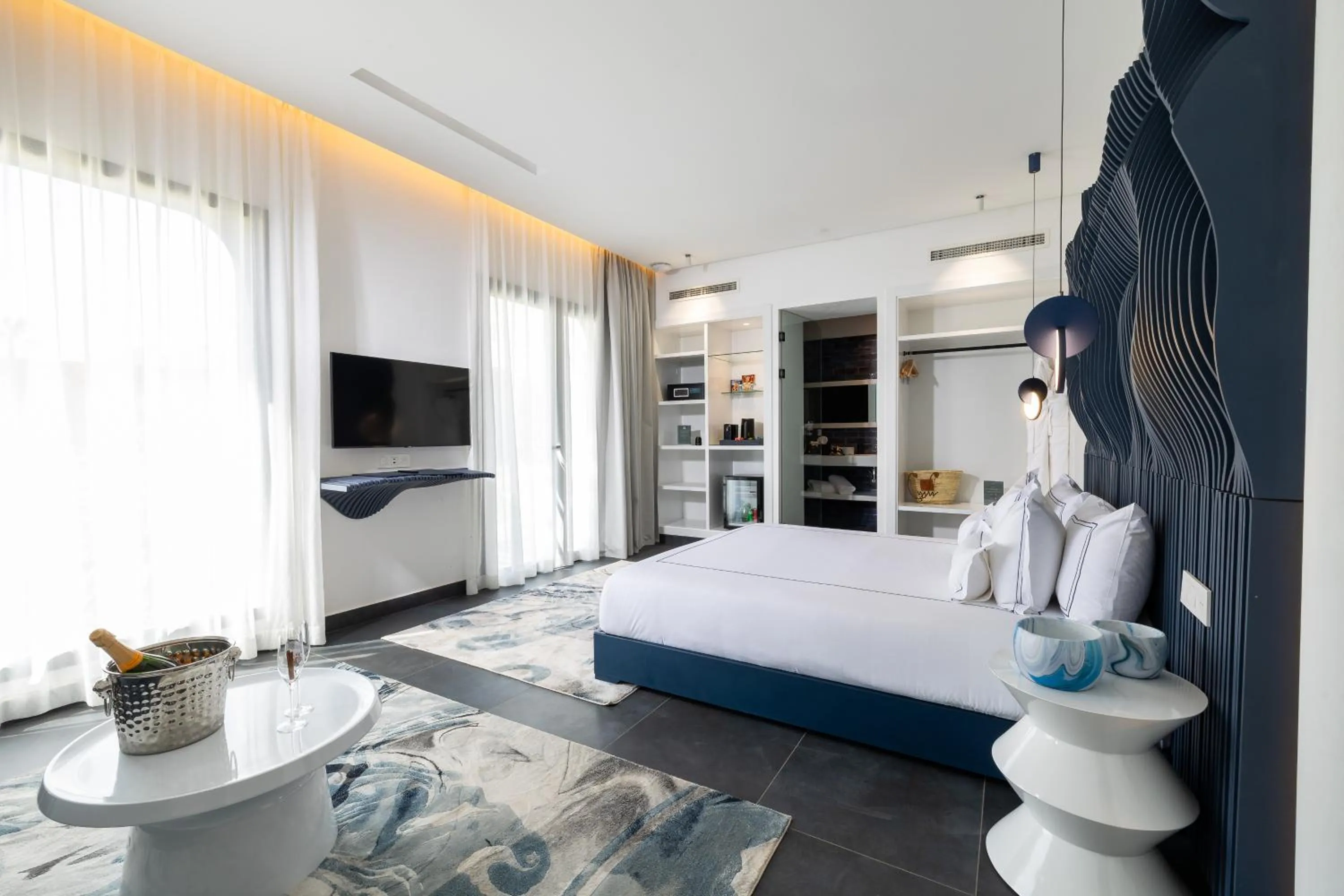 Bed in Yin Hotel & Spa