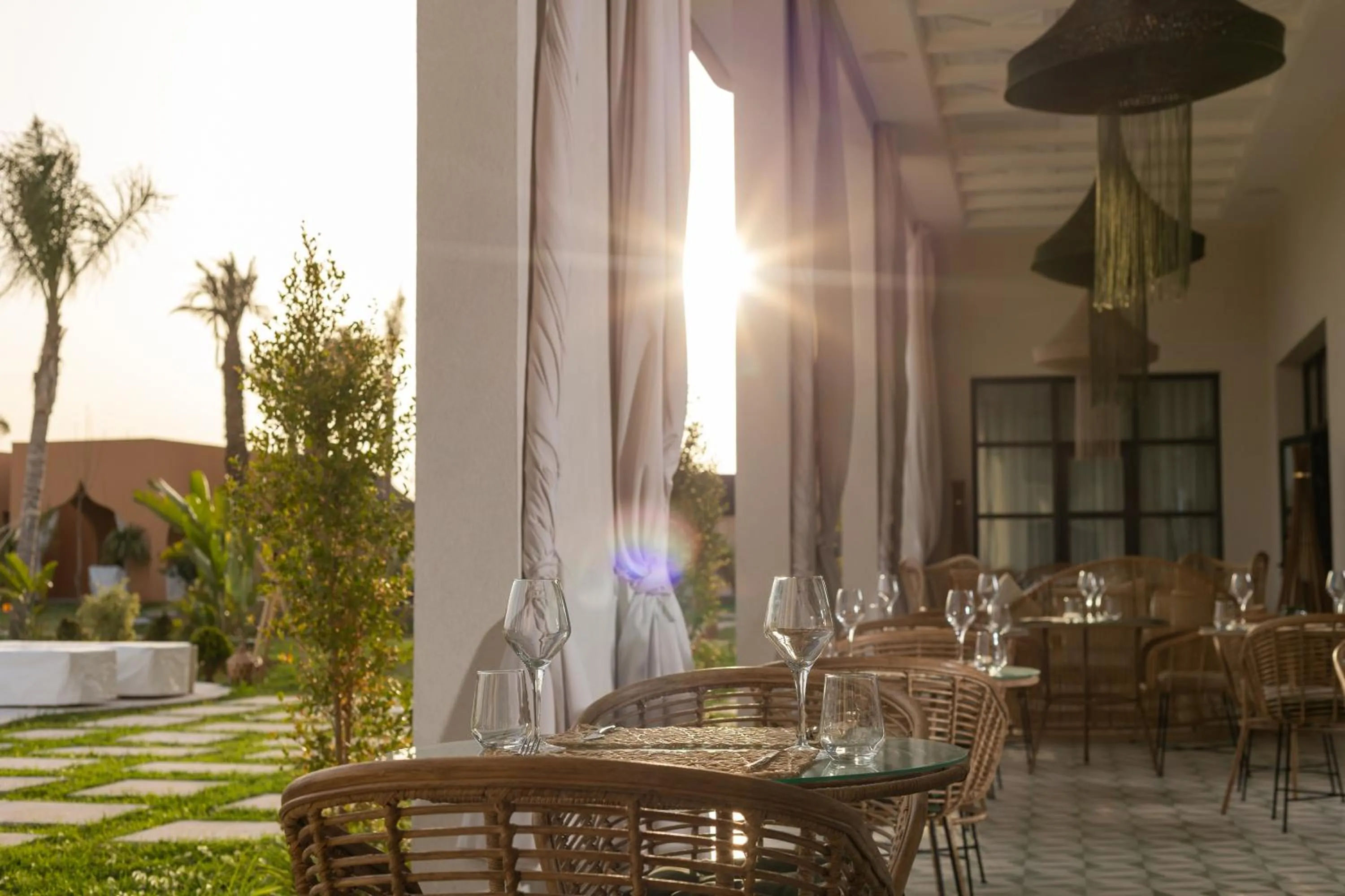 Patio in Yin Hotel & Spa