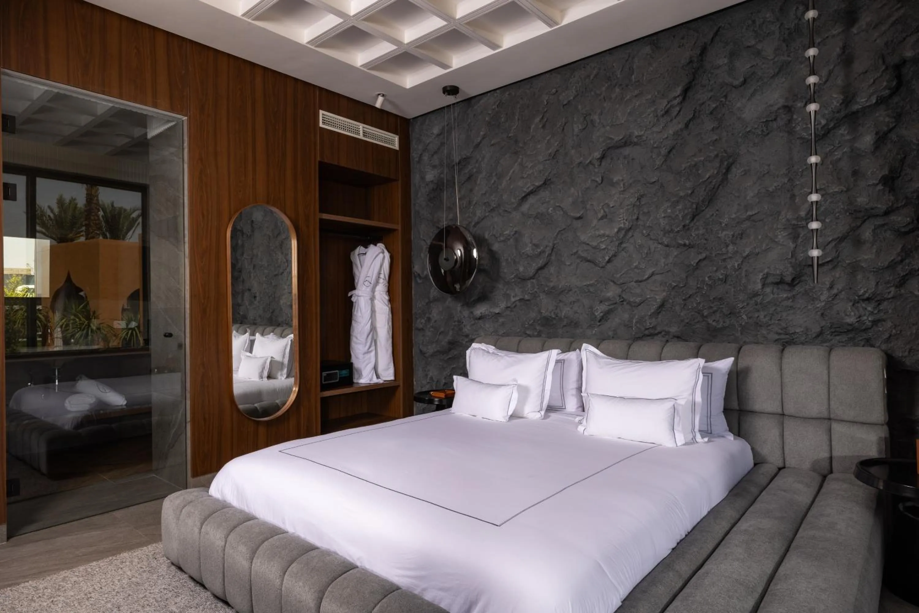 Bed in Yin Hotel & Spa