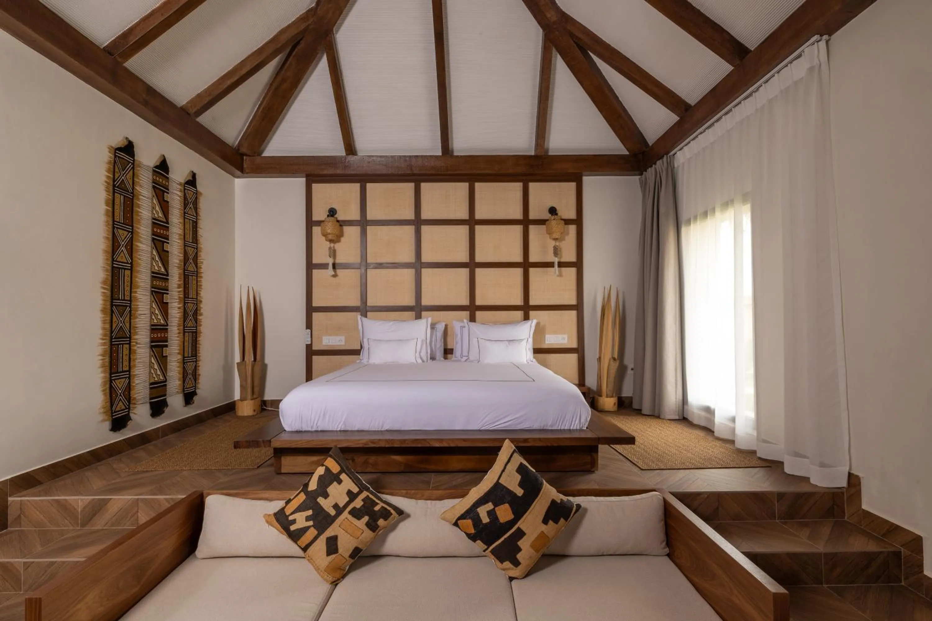 Bed in Yin Hotel & Spa