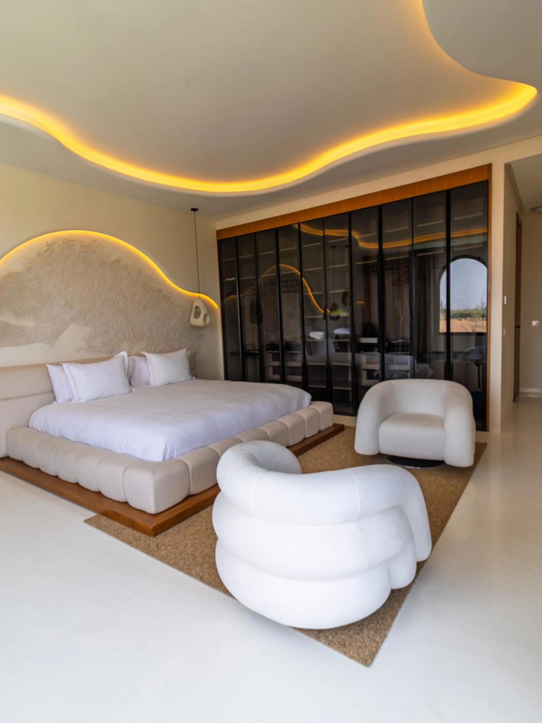 Bed in Yin Hotel & Spa