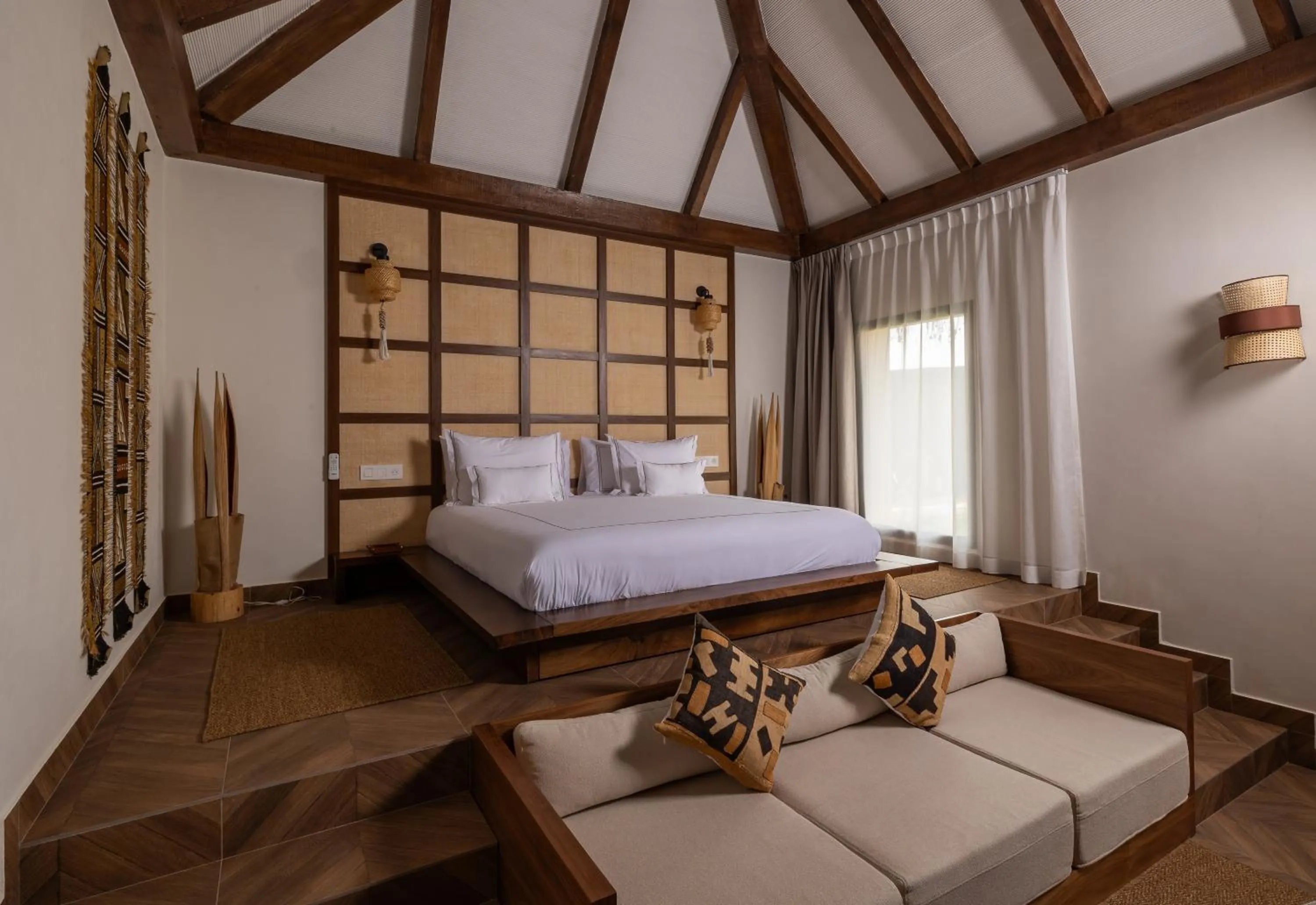 Bed in Yin Hotel & Spa