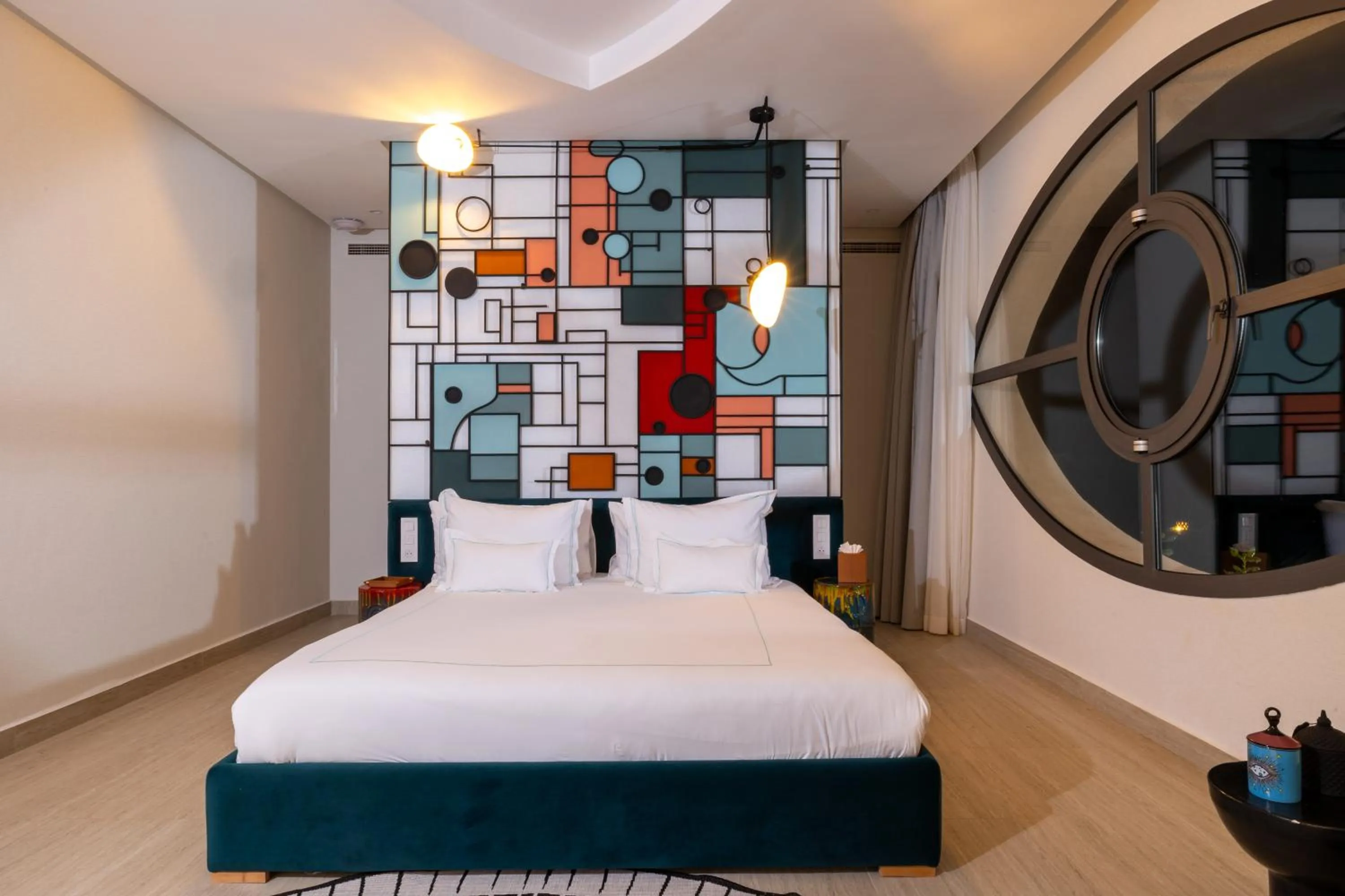 Bed in Yin Hotel & Spa