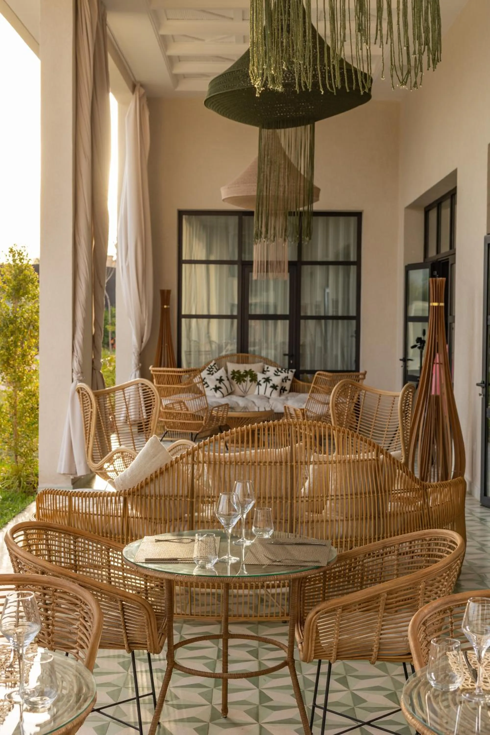 Patio in Yin Hotel & Spa