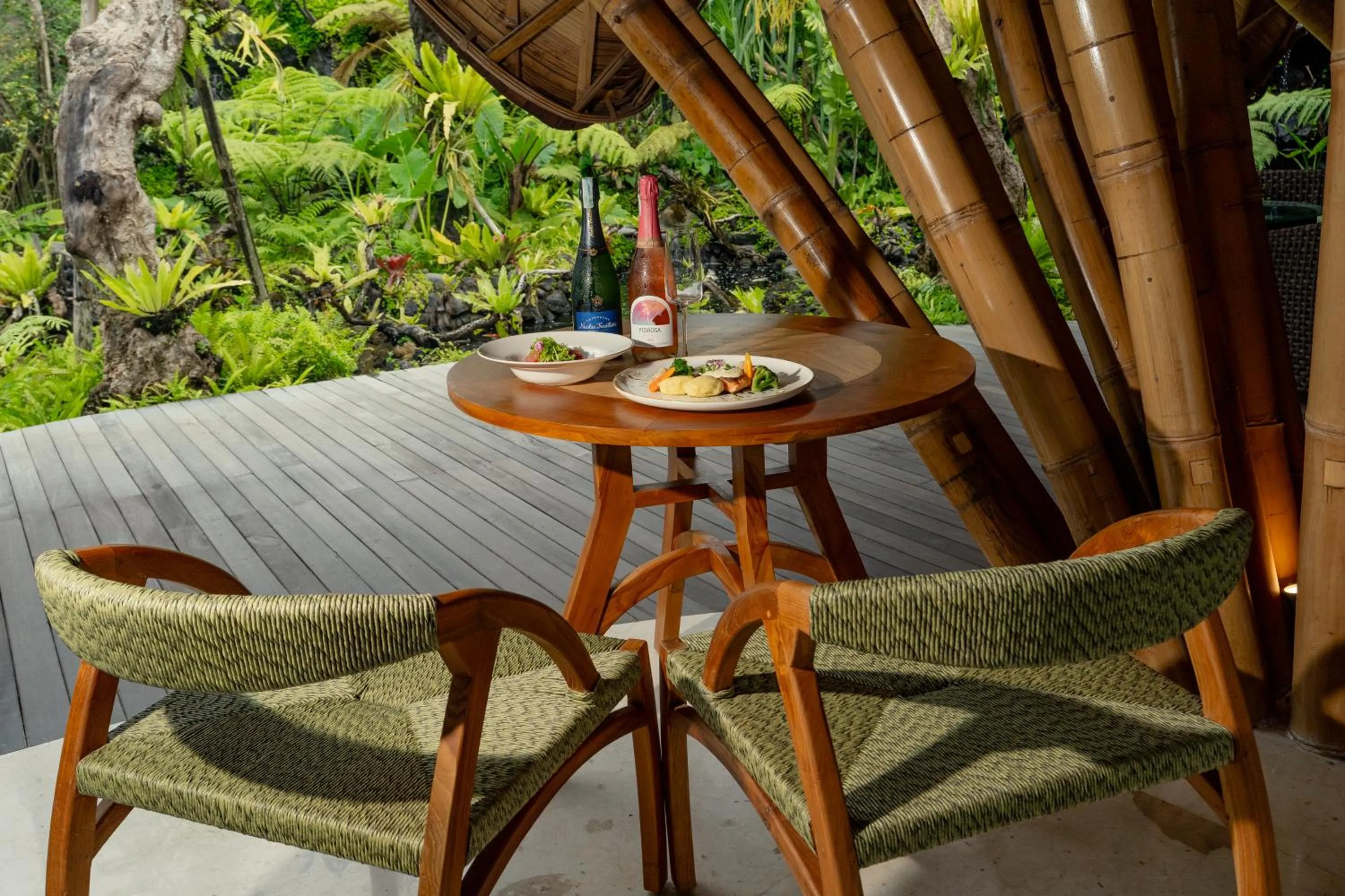 Food in E Sanctuary Resort Ubud