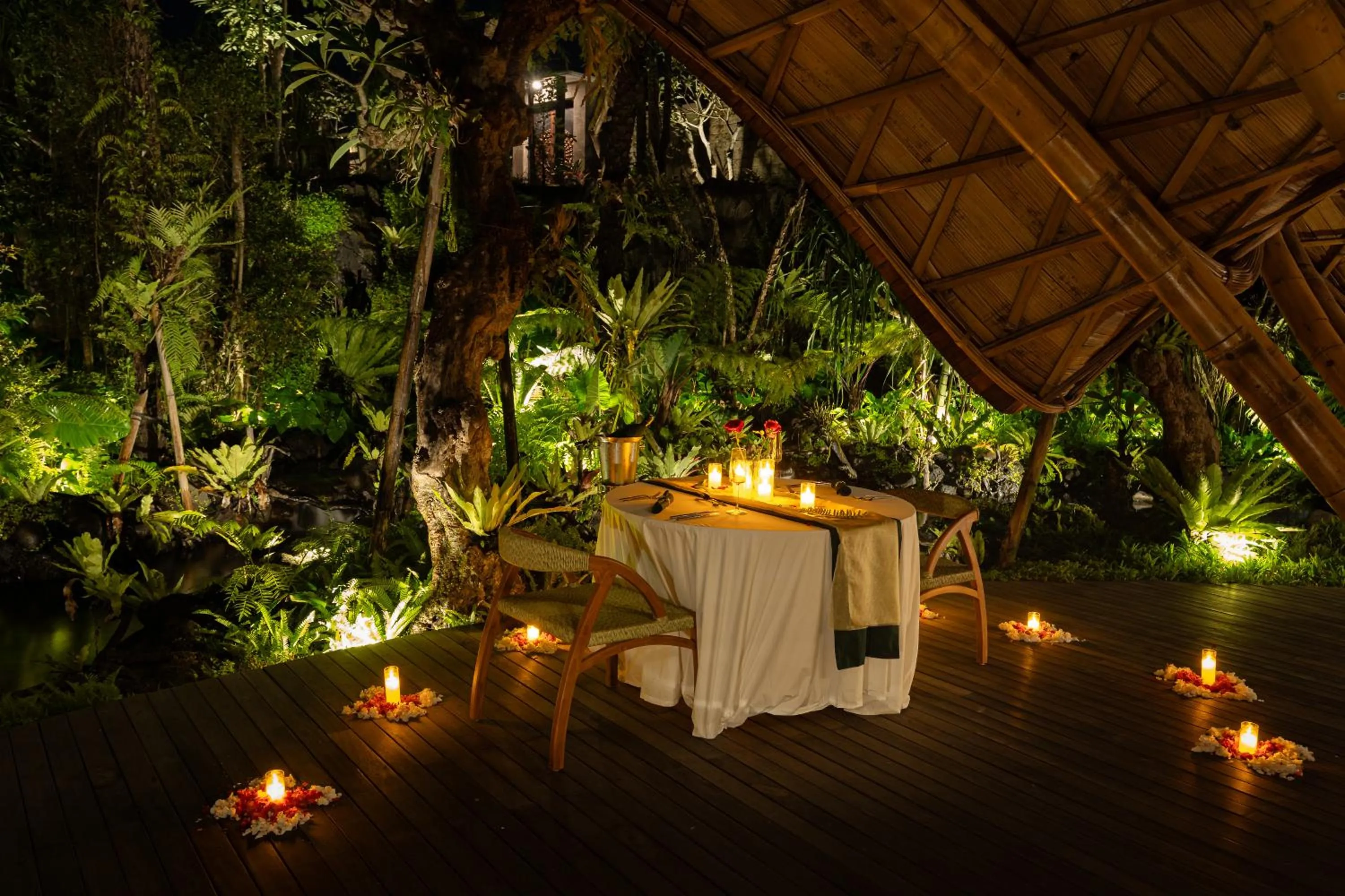 Dinner in E Sanctuary Resort Ubud