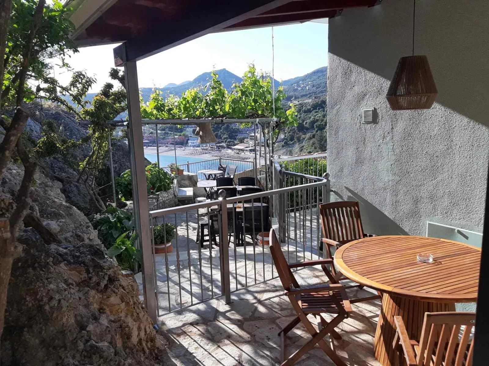 Balcony/Terrace in Paraskevi's Luxury Studios