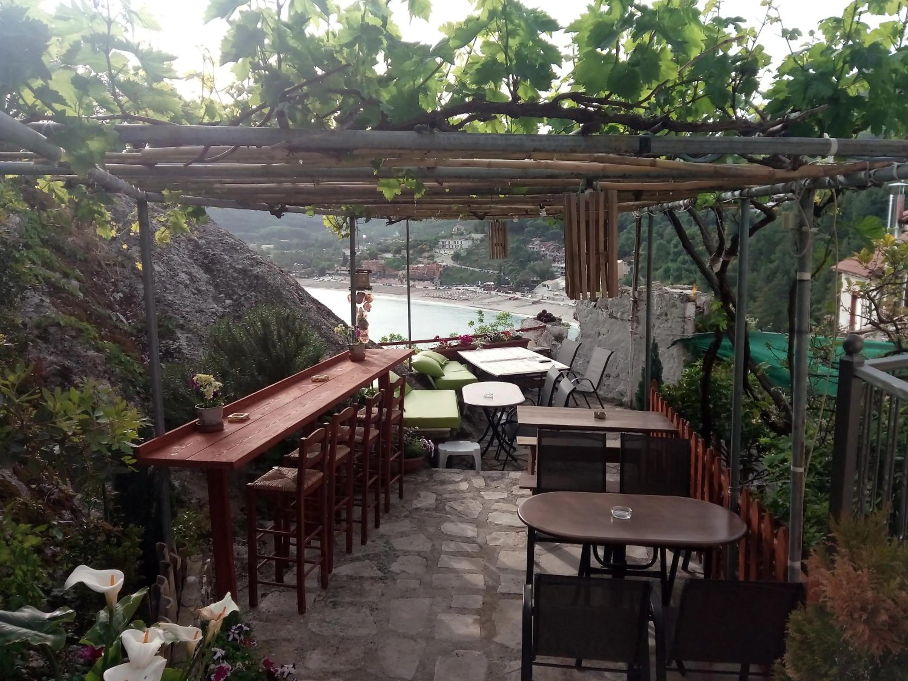 Balcony/Terrace in Paraskevi's Luxury Studios