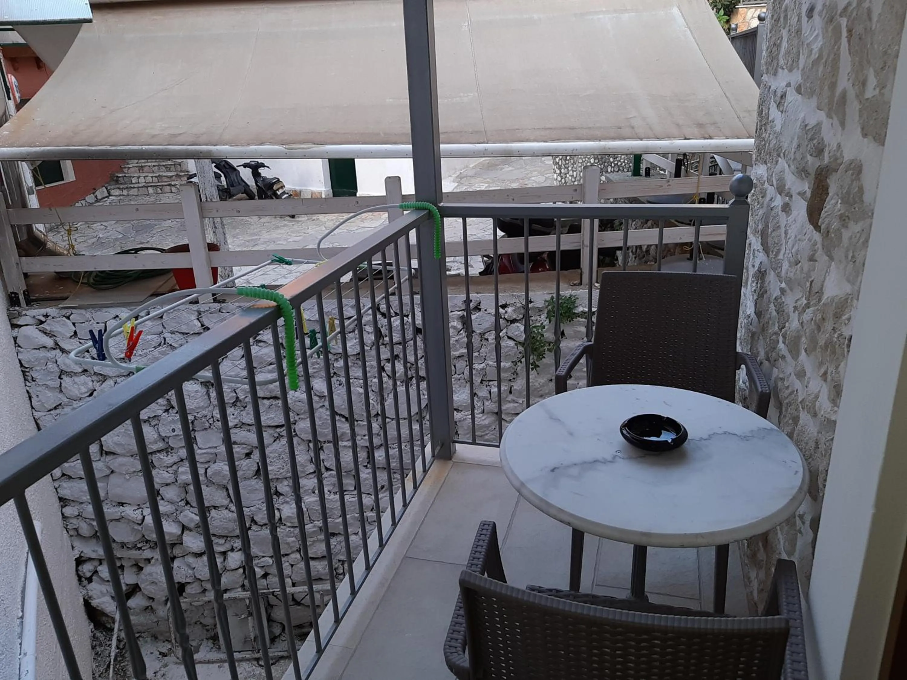 Balcony/Terrace in Paraskevi's Luxury Studios