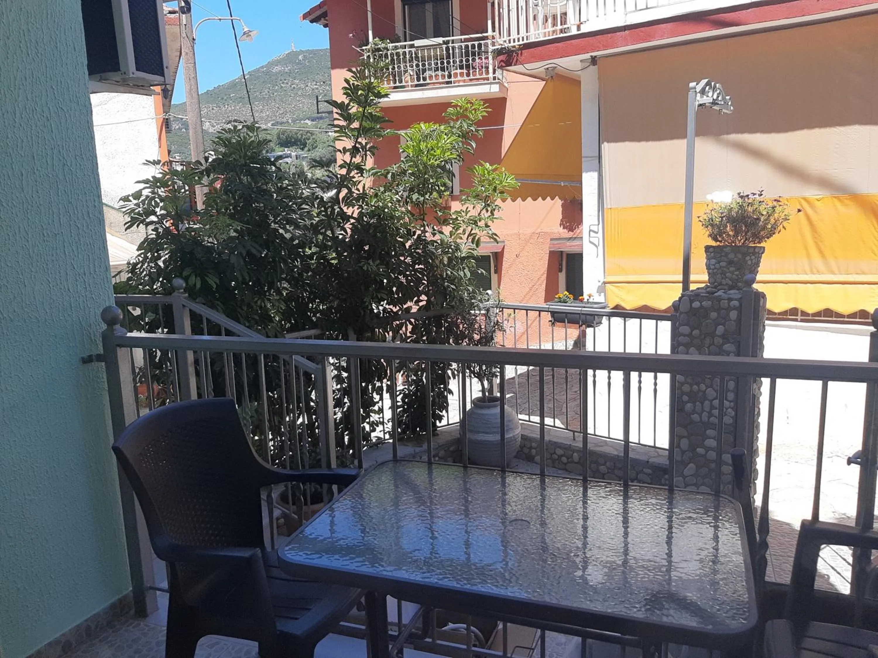 Balcony/Terrace in Paraskevi's Luxury Studios