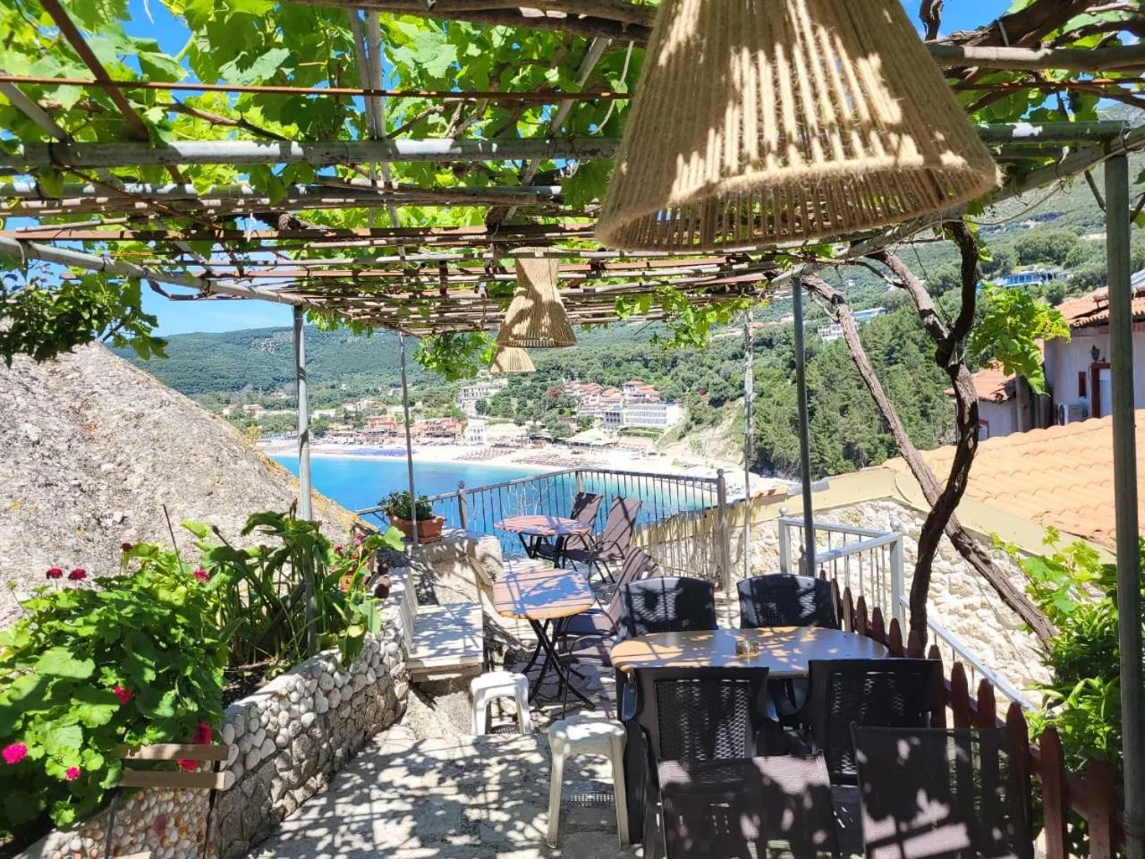 Balcony/Terrace in Paraskevi's Luxury Studios