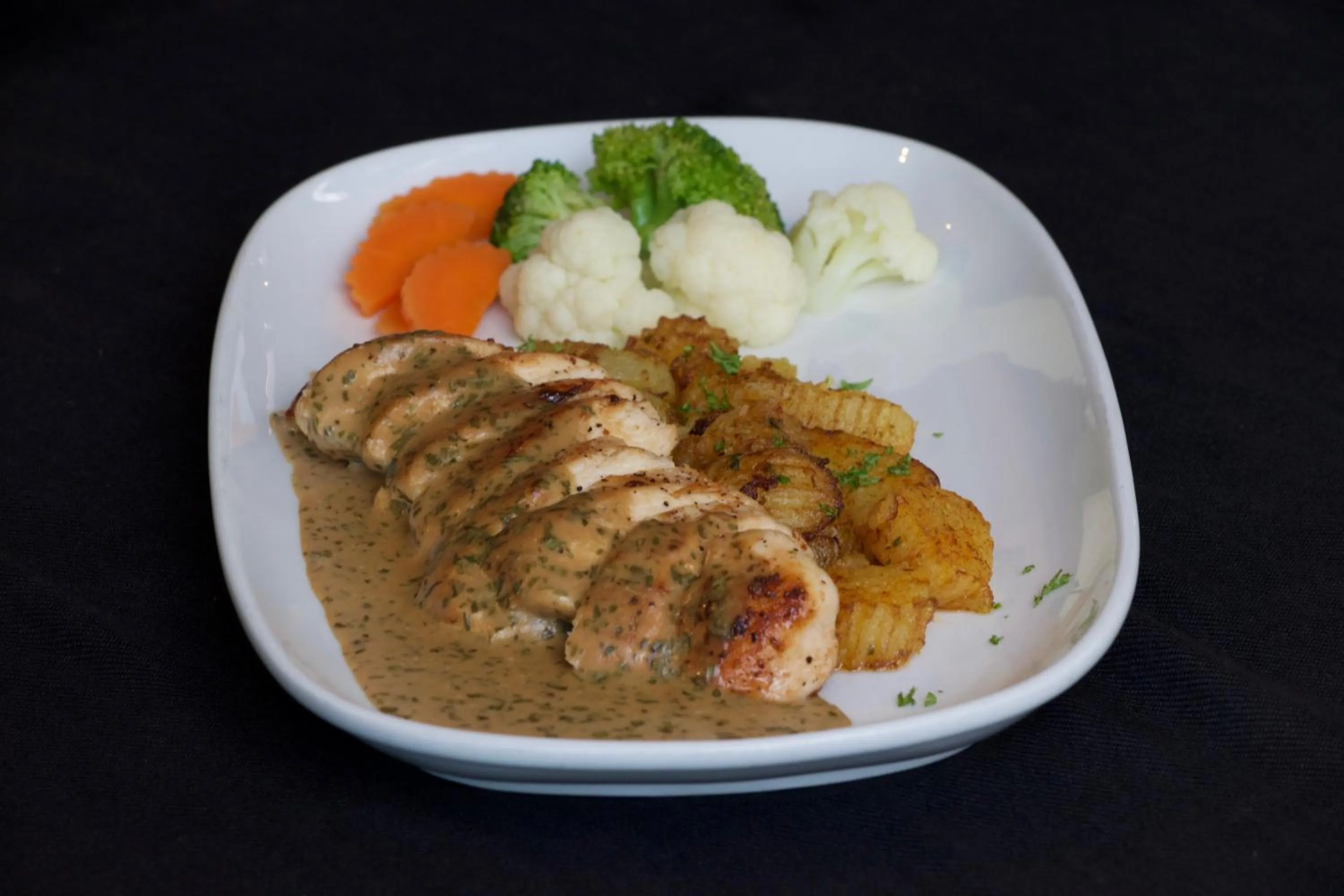 Food close-up in Sugar and Spice Inn