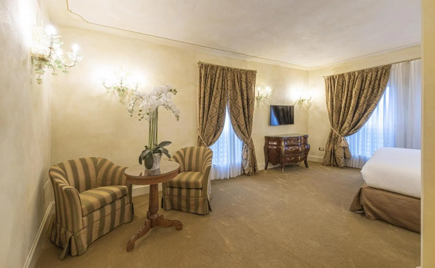 Bed in Hotel Villa Barbarich