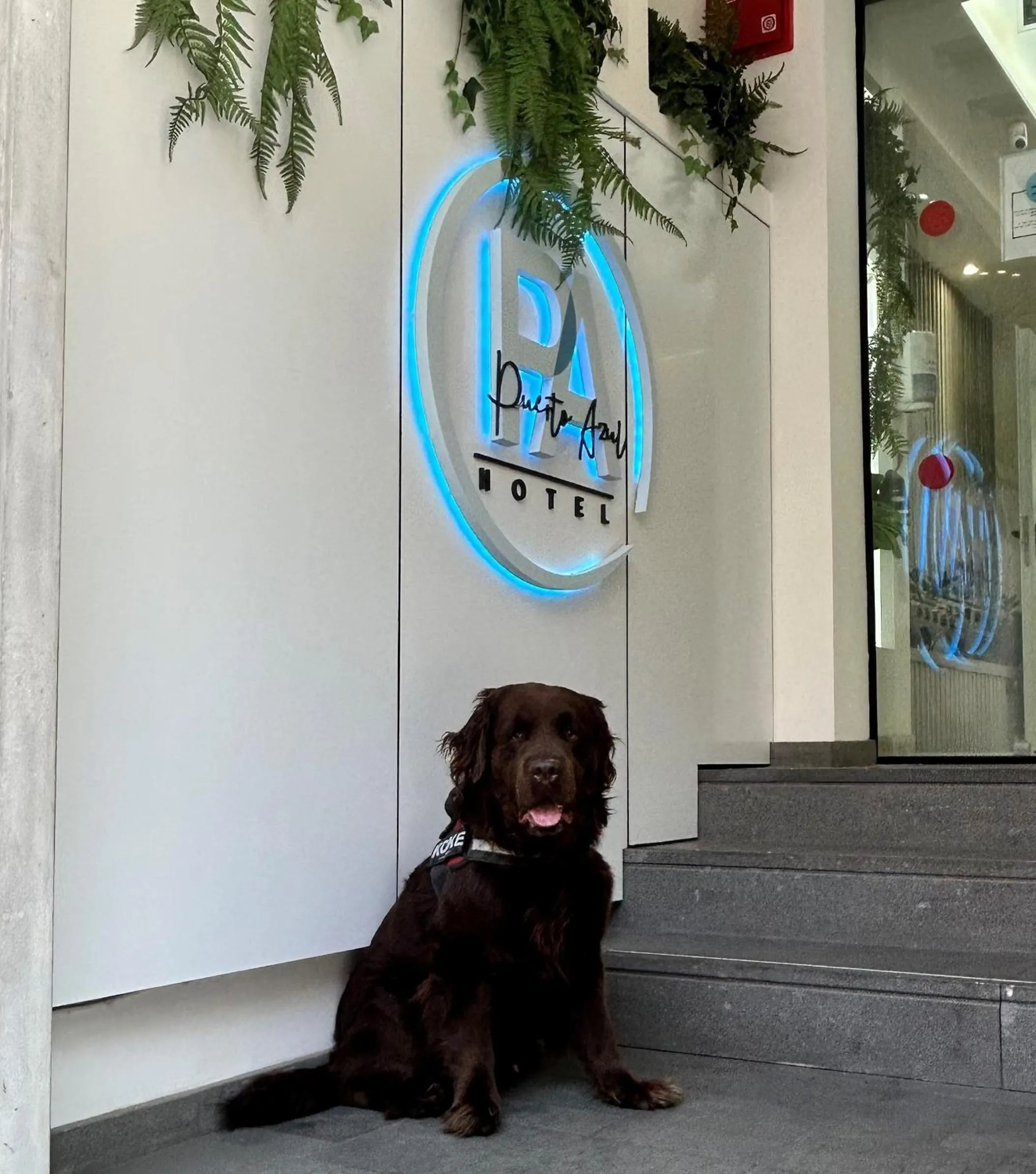 Shower in Puerto Azul