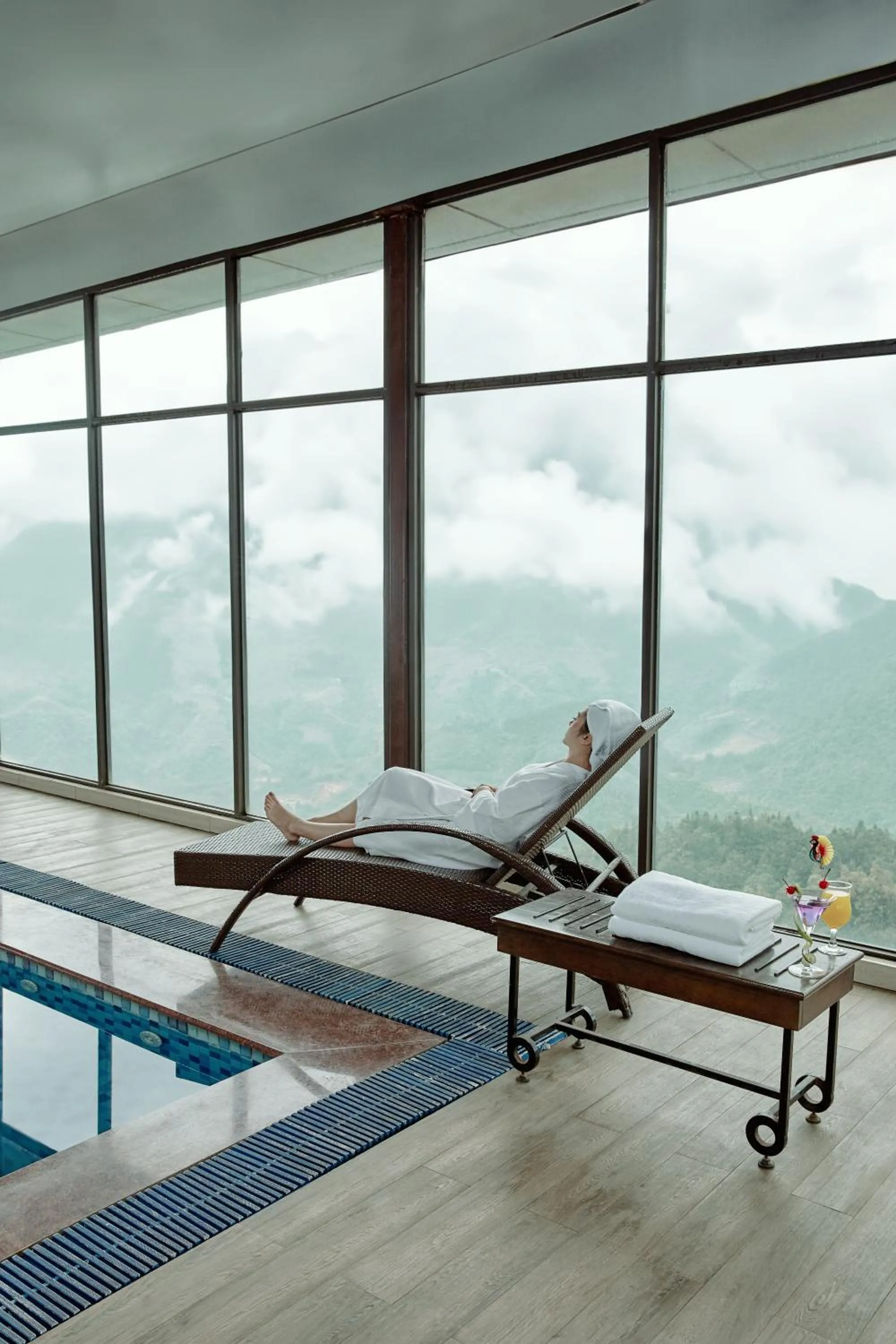 Swimming pool in Amazing Hotel Sapa