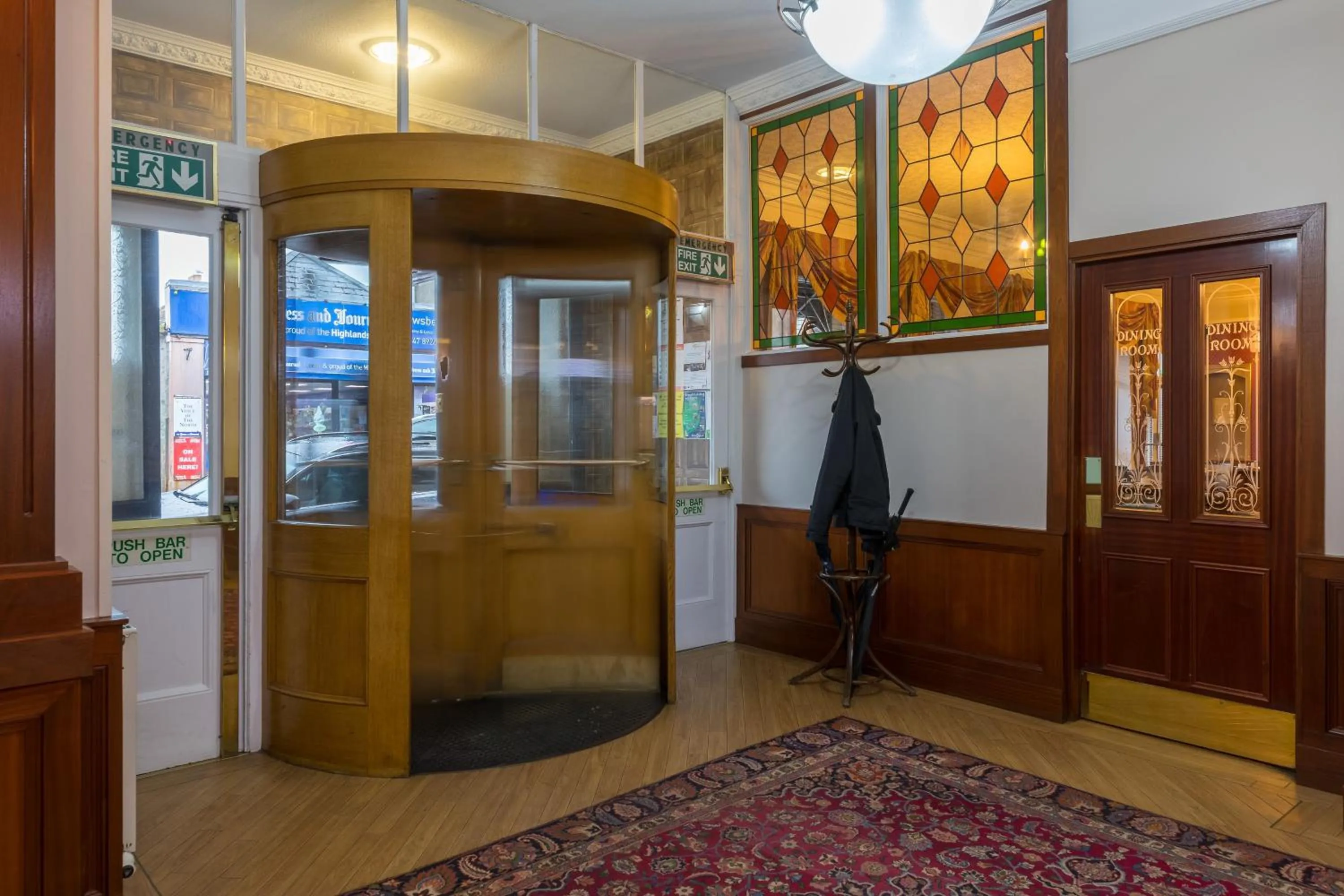 On site in Pentland Hotel