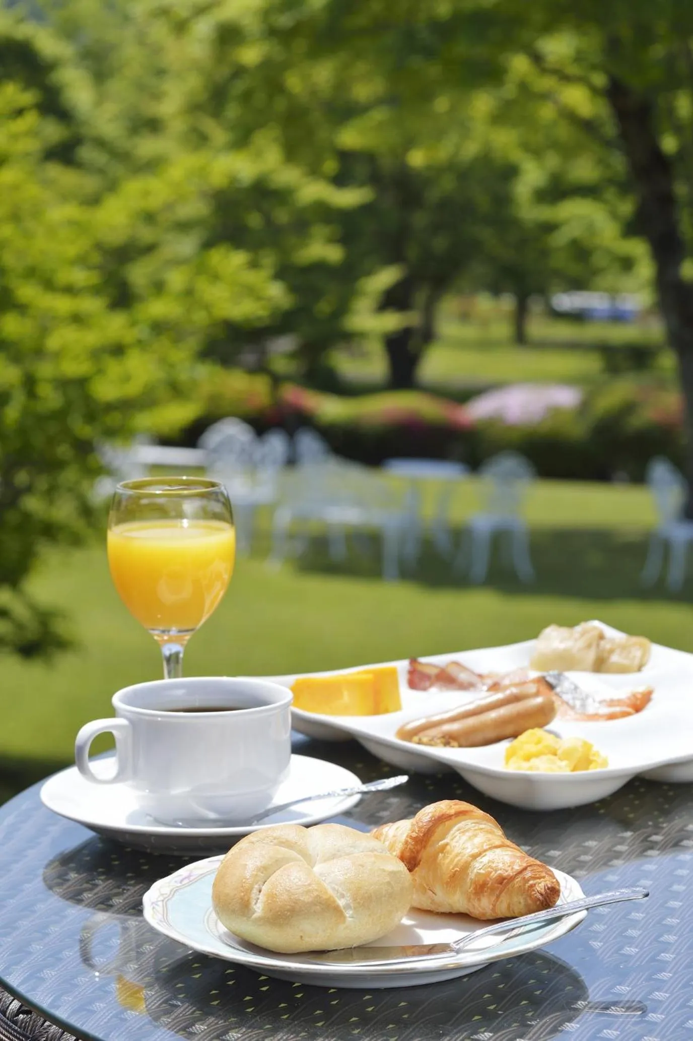 Food close-up in Hakone Lake Hotel