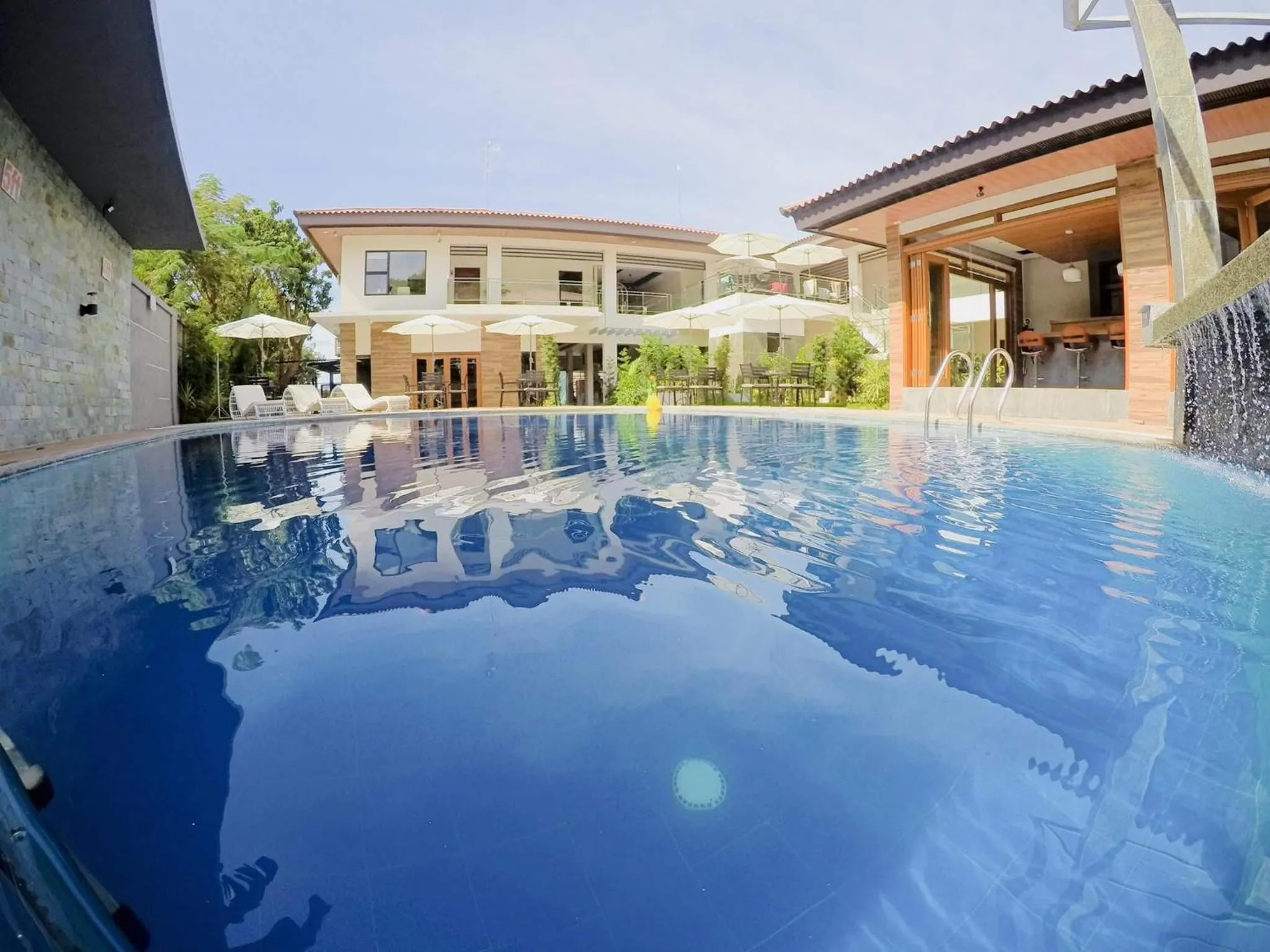Pool view in Pearl Vista de Coron Resort Hotel