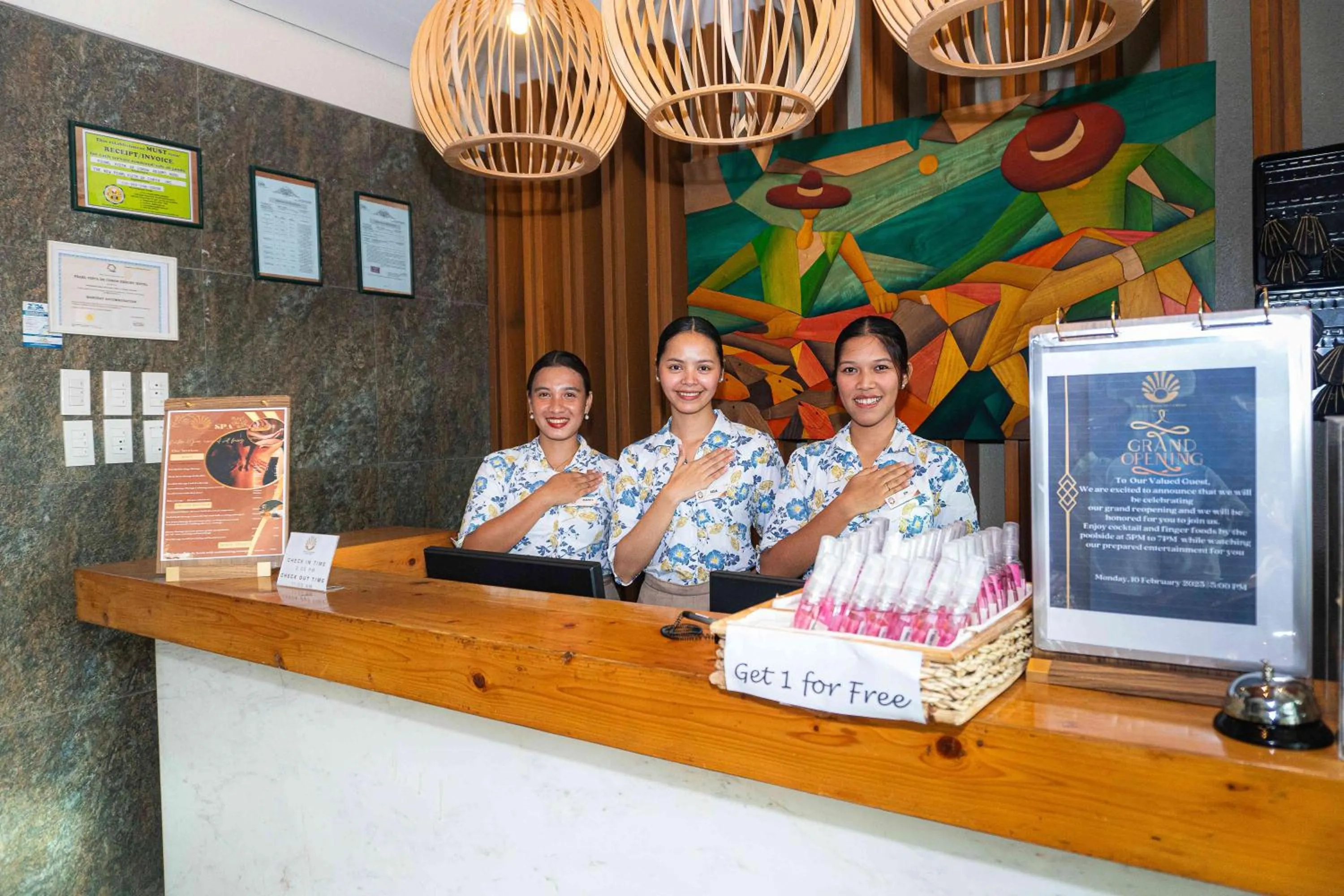 Lobby or reception in Pearl Vista de Coron Resort Hotel