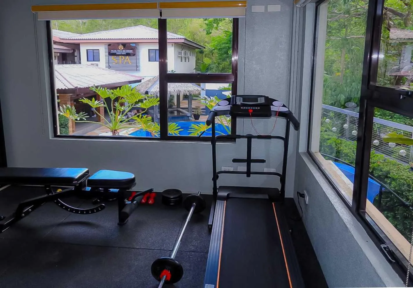 Fitness centre/facilities in Pearl Vista de Coron Resort Hotel