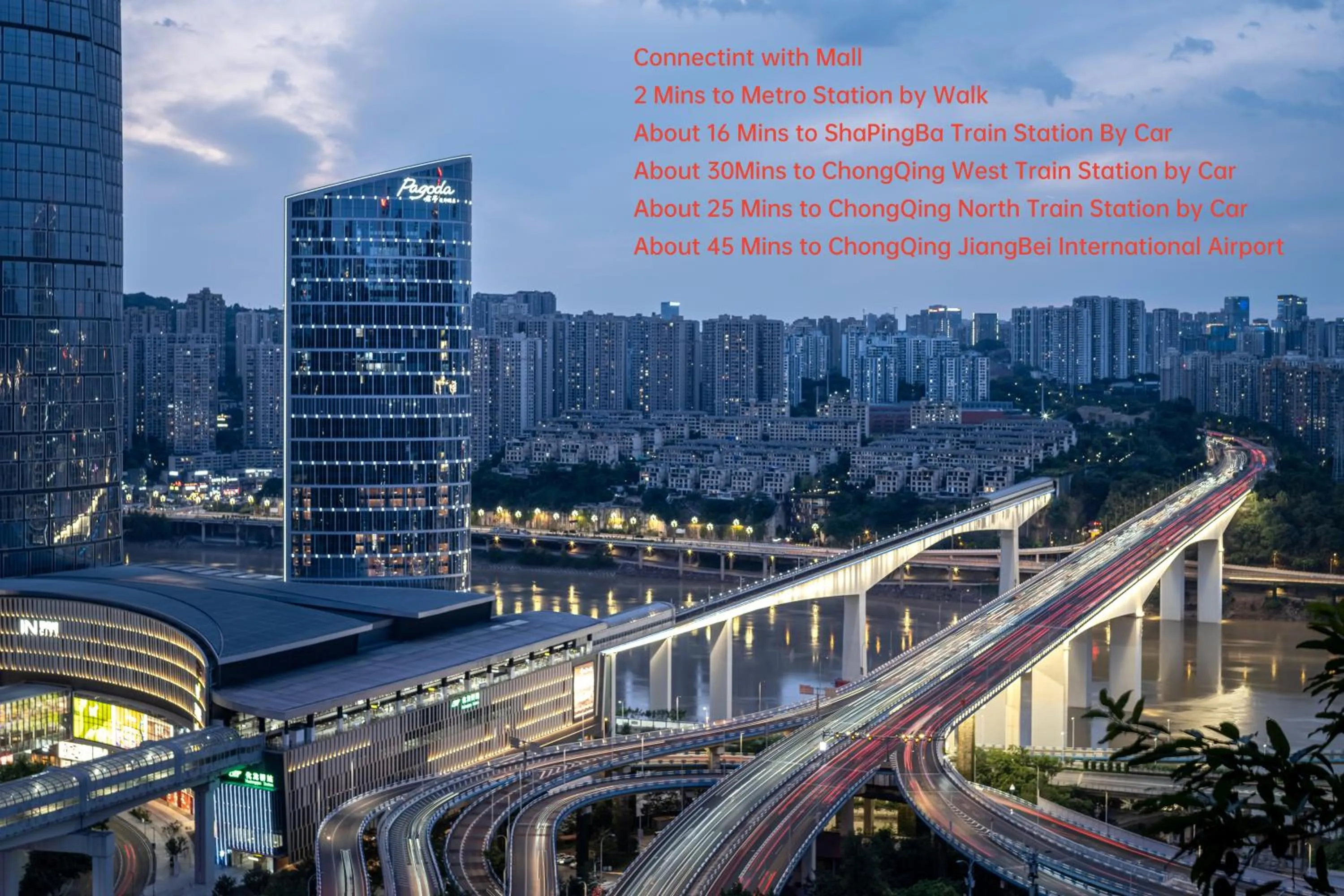 Property building in Pagoda Hotel Of SSAW ChongQing International Land-sea