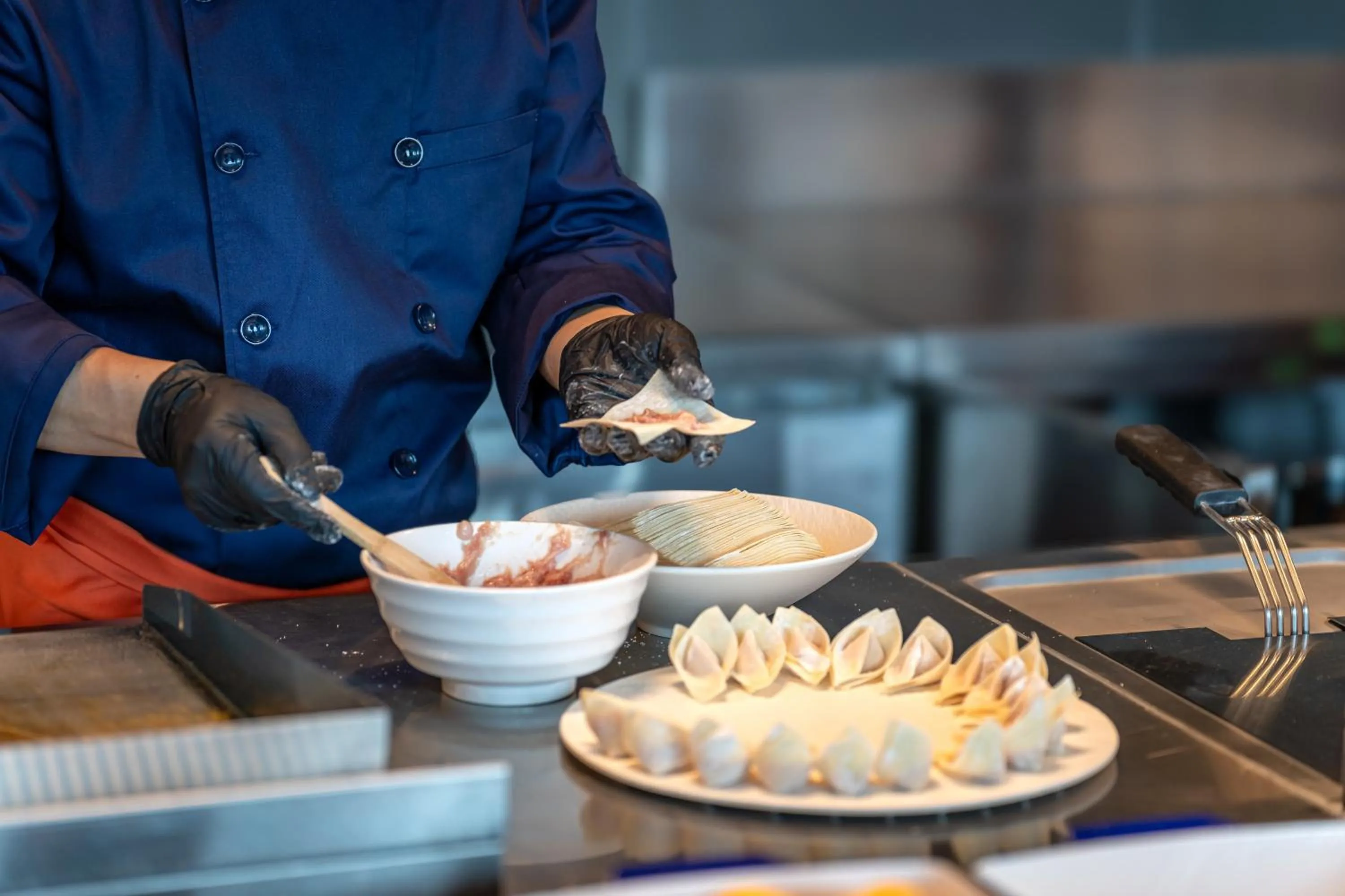 Breakfast in Pagoda Hotel Of SSAW ChongQing International Land-sea