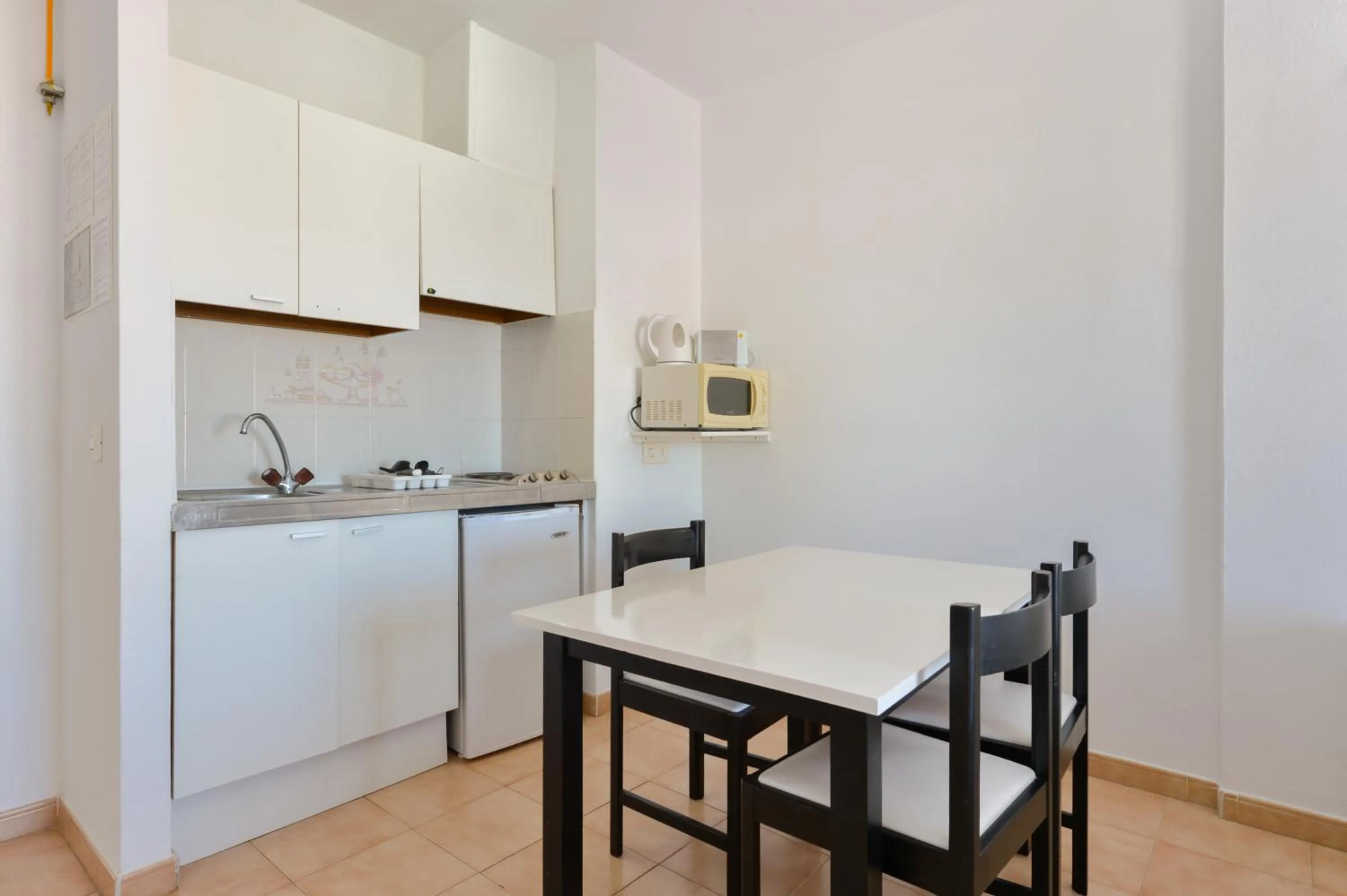 Kitchen or kitchenette in Apartamentos San Antonio Beach