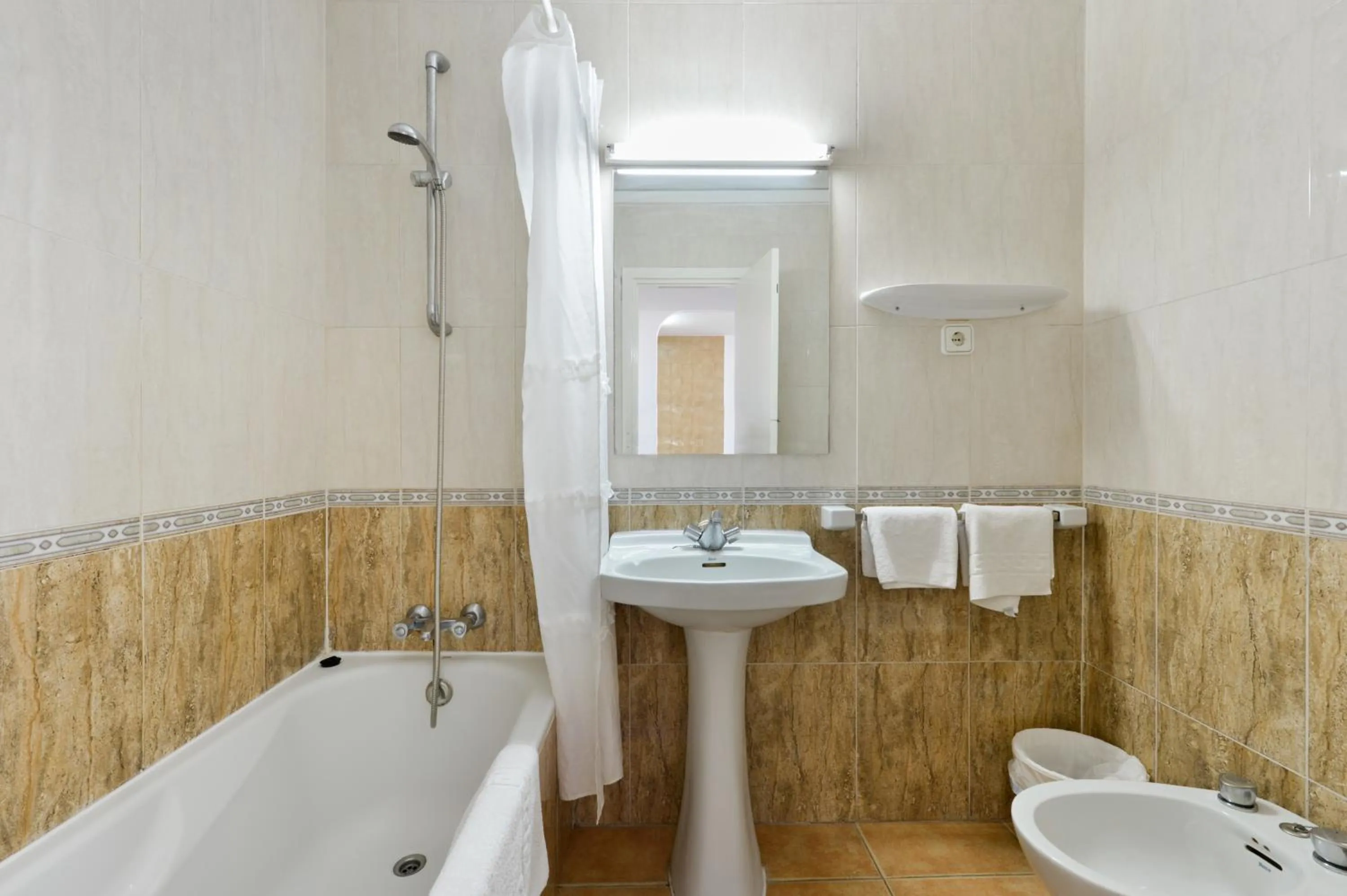 Bathroom in Apartamentos San Antonio Beach