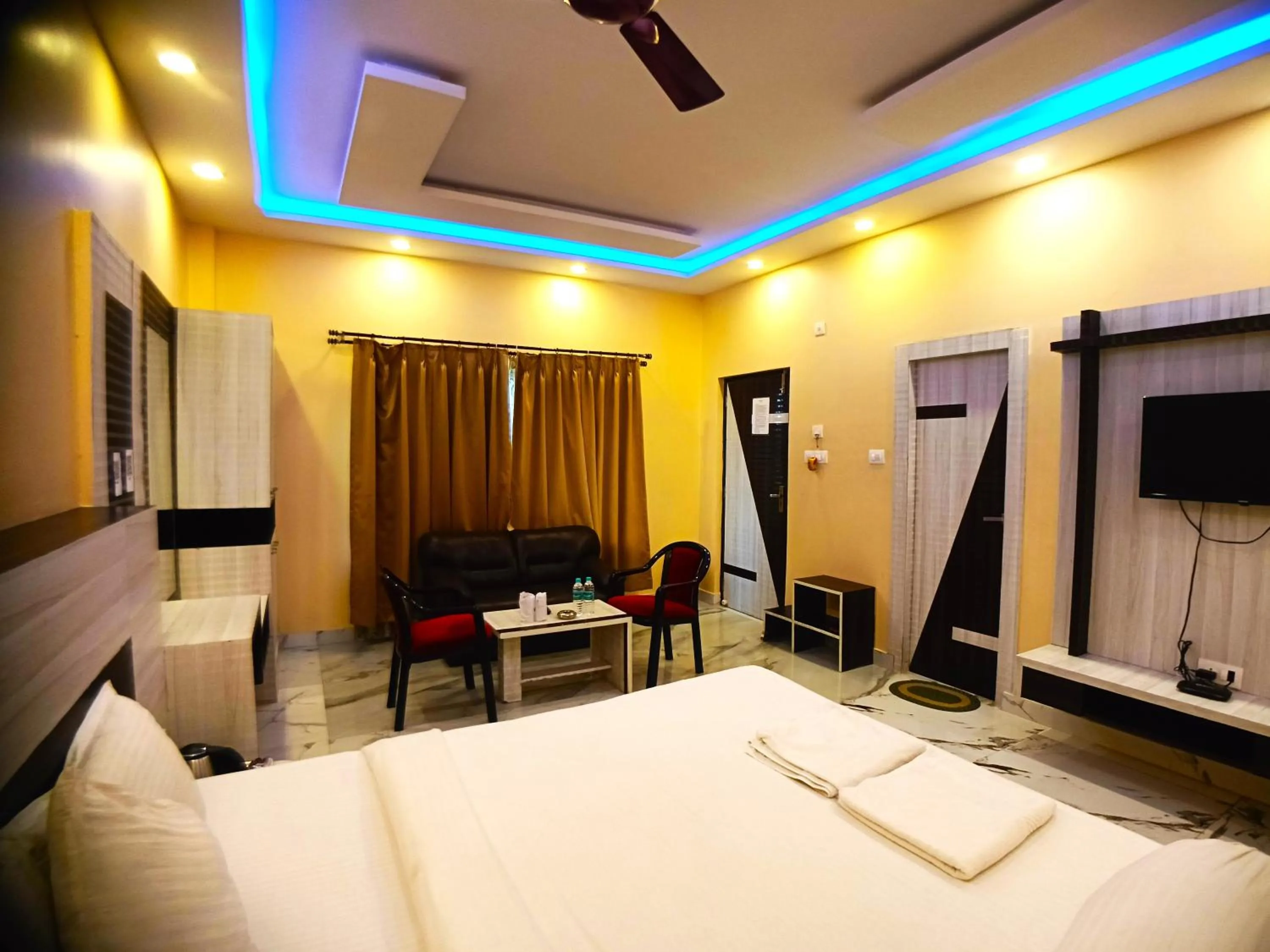 Bed in Samudra Bilas Resort, Mandarmoni