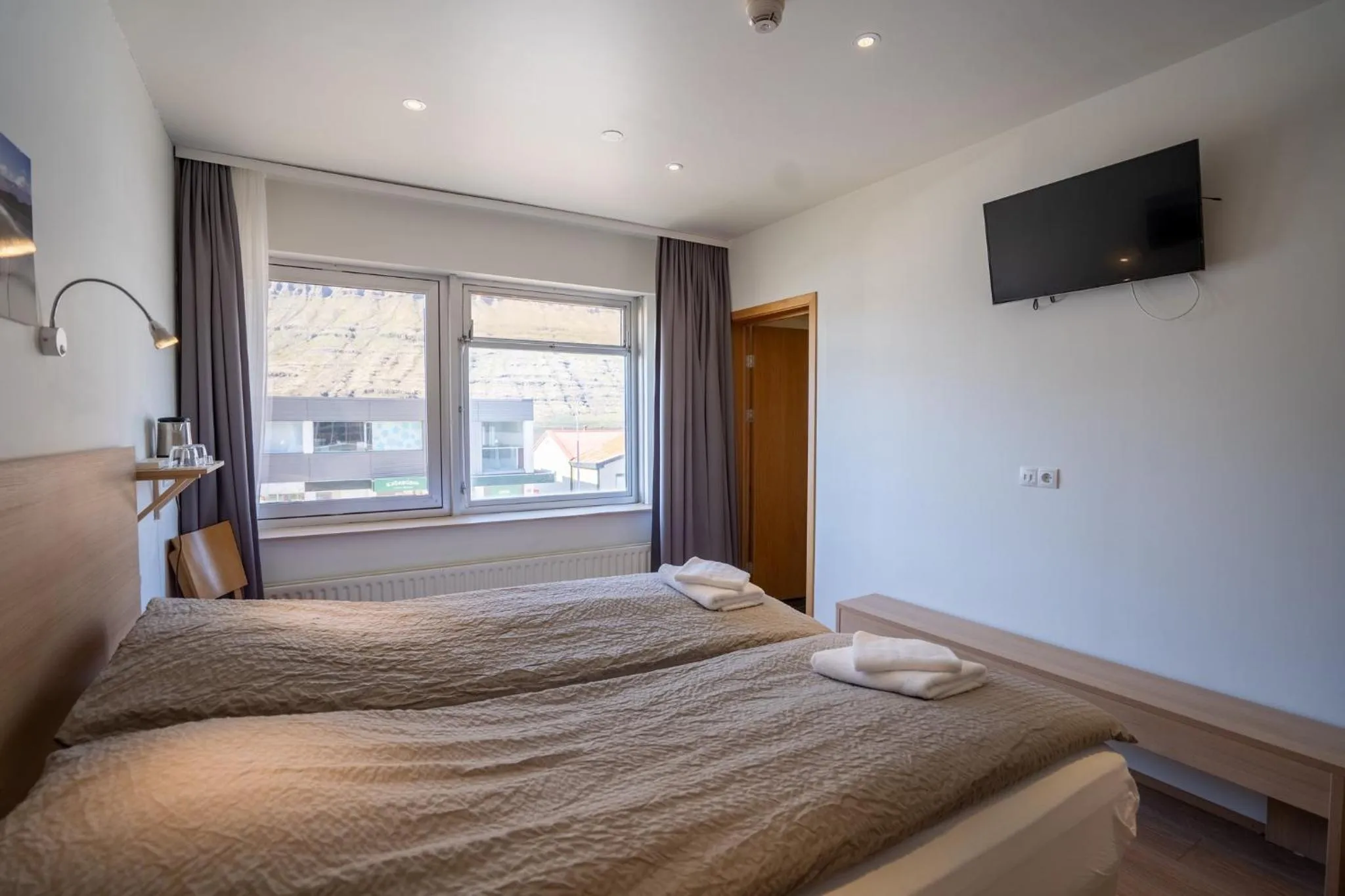 Bedroom, Bed in Hotel Eskifjörður