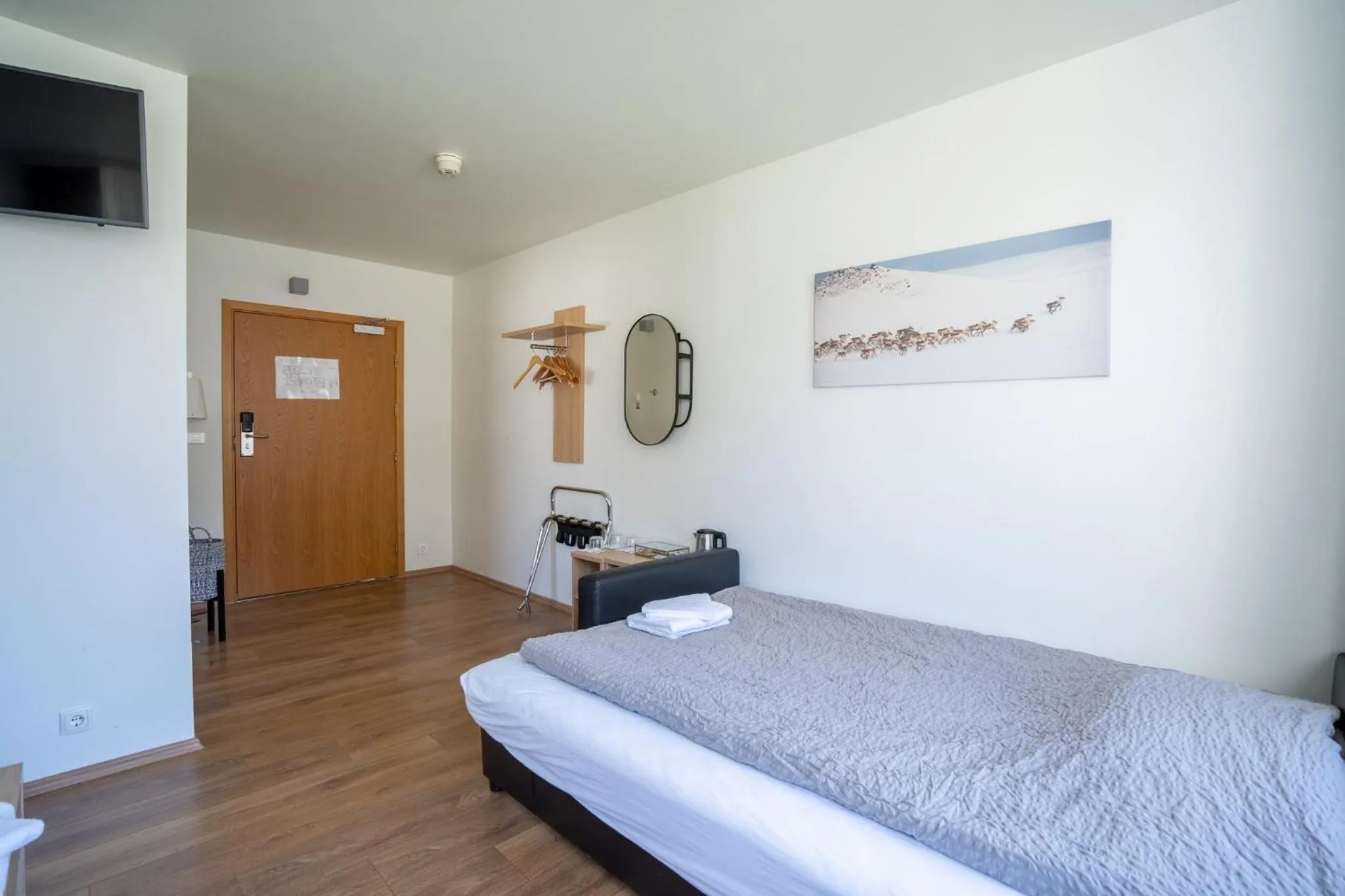 Bedroom, Bed in Hotel Eskifjörður