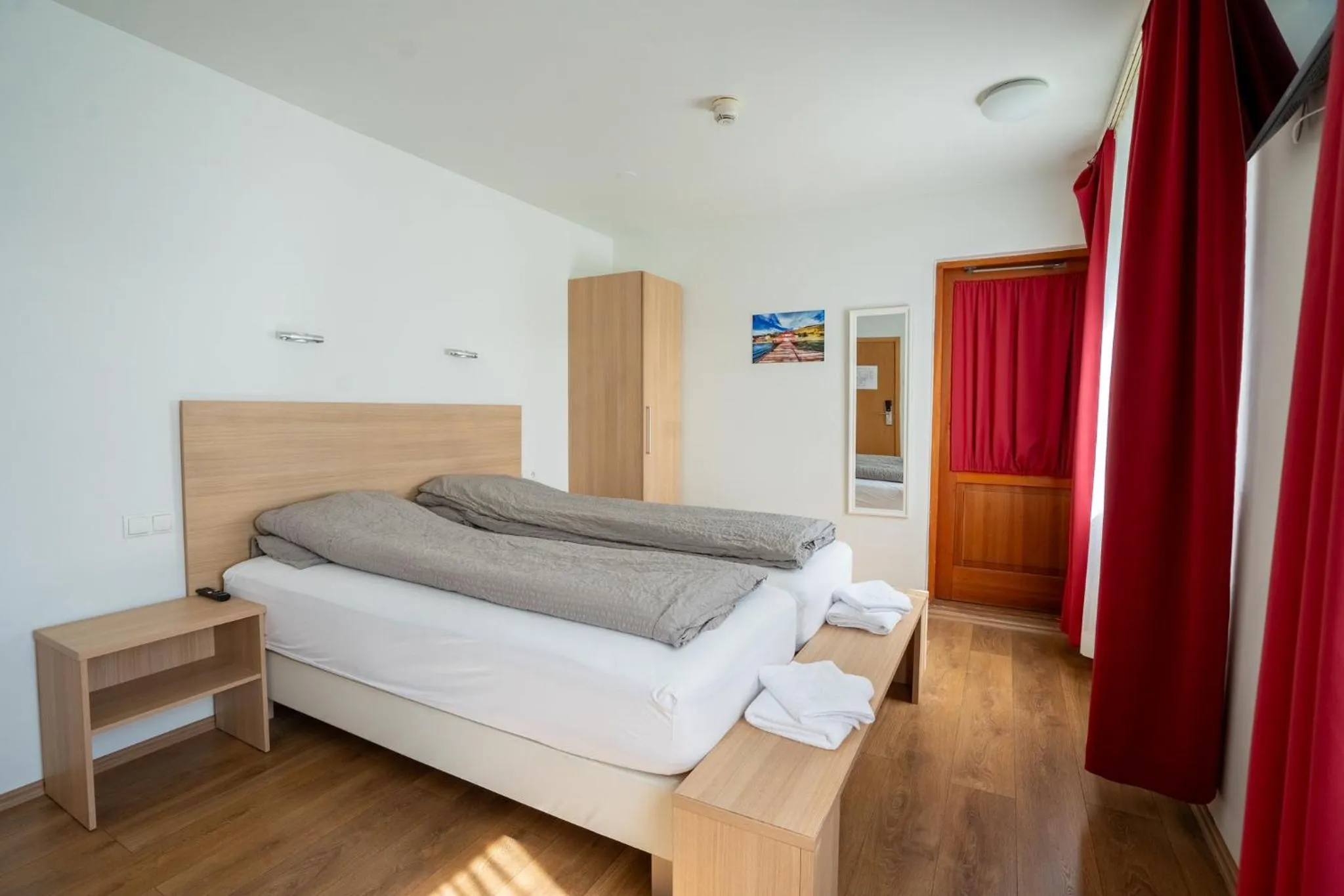 Bedroom, Bed in Hotel Eskifjörður