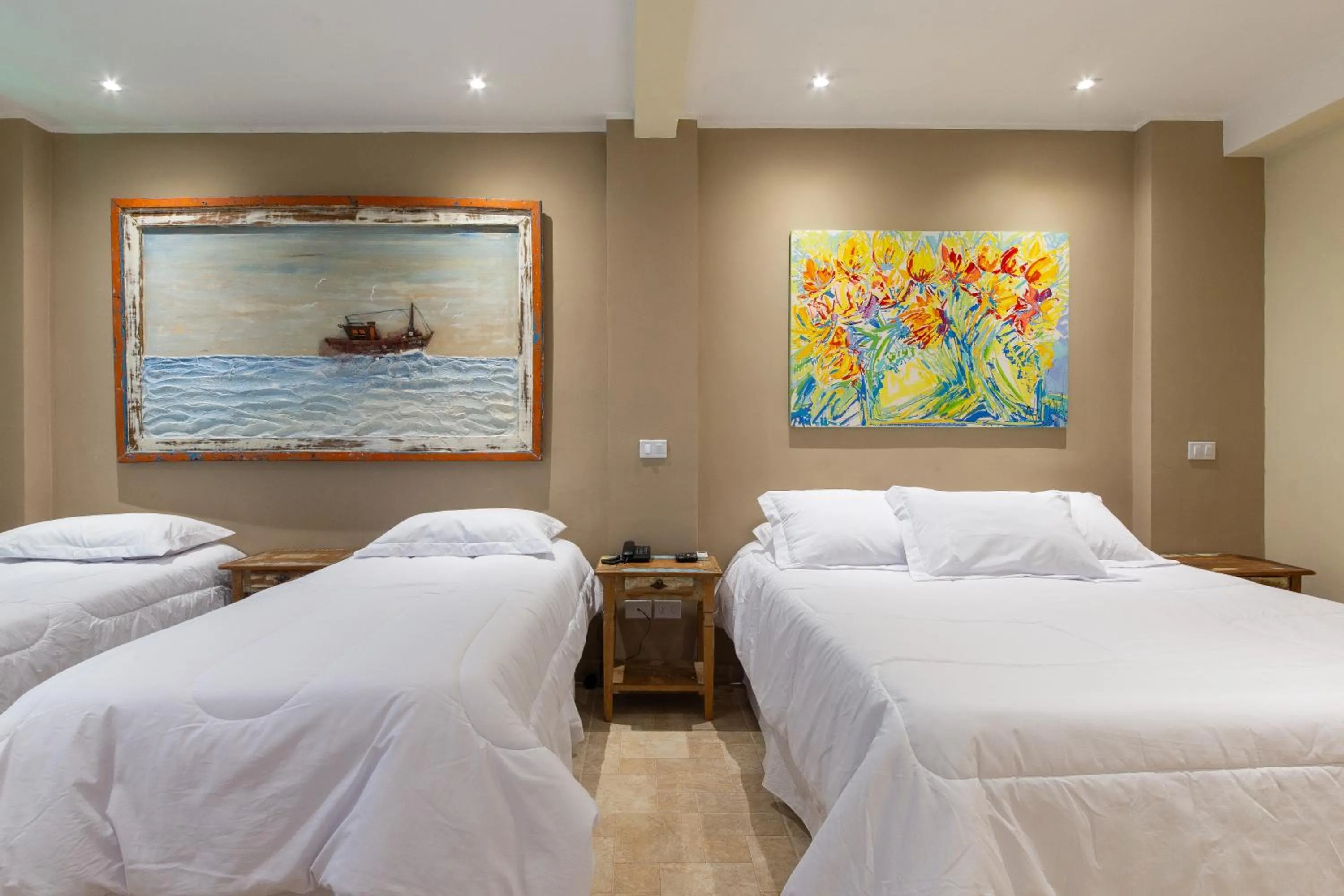 Bed in Pousada La Dolce Vita