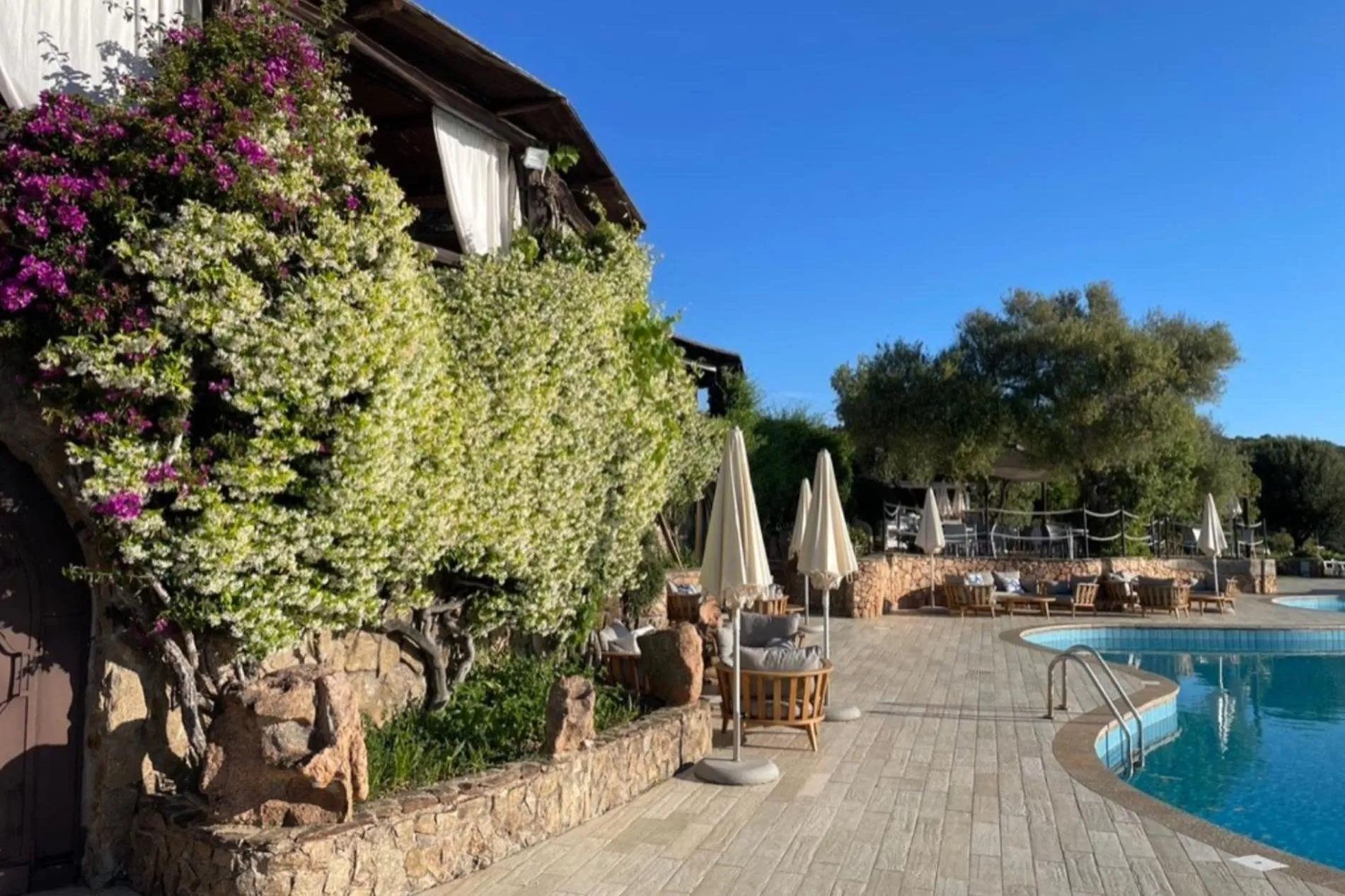Pool view in Hotel Don Diego