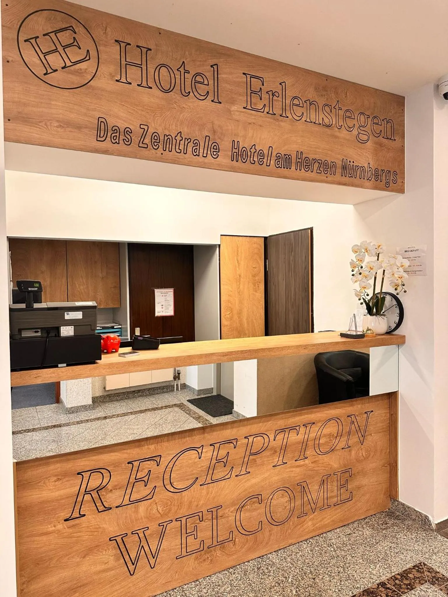 Lobby or reception in Hotel Erlenstegen