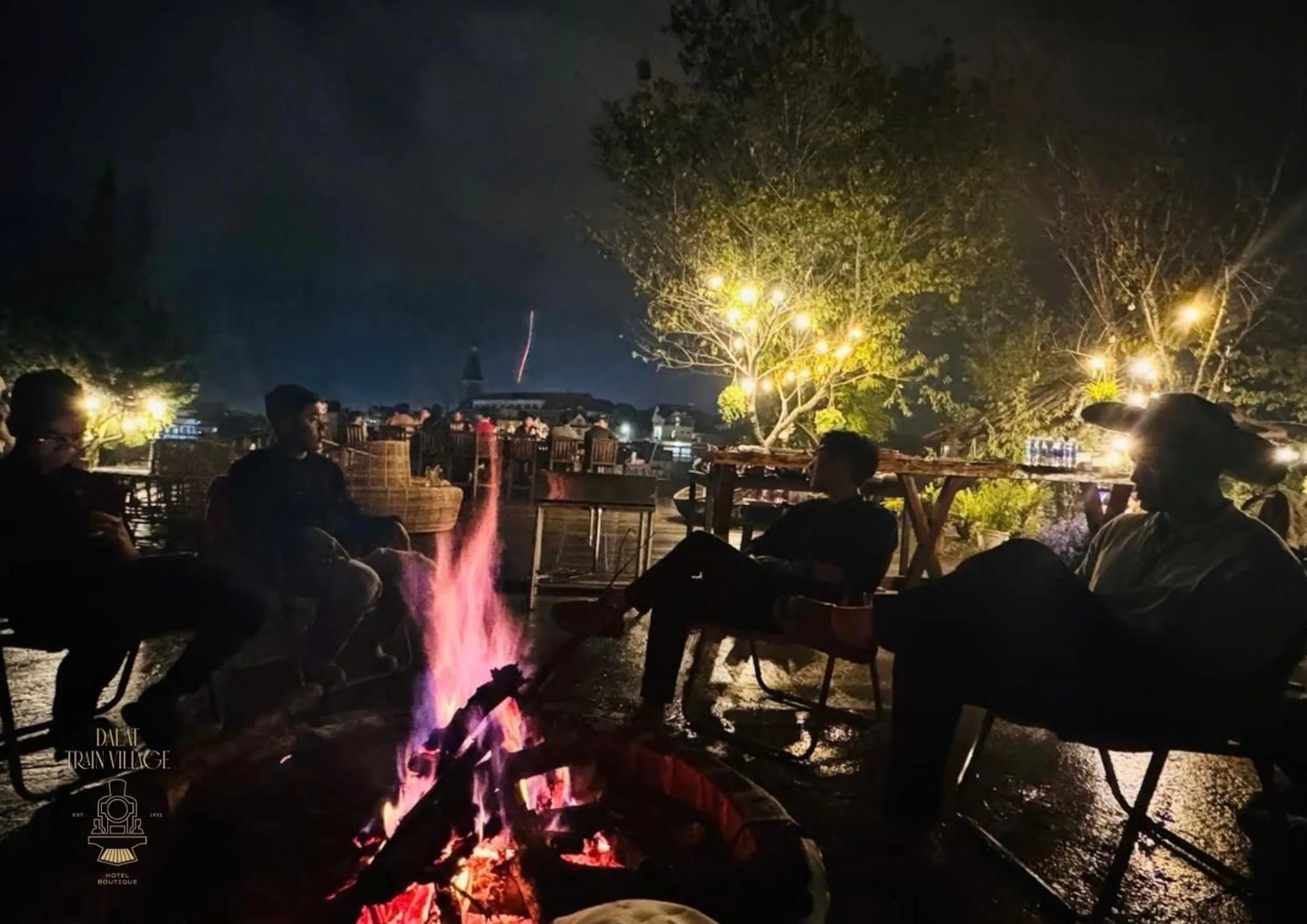 Night in Dalat Train Village