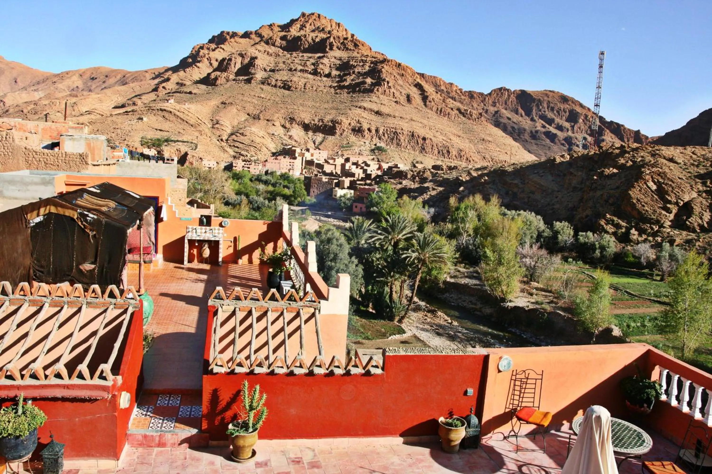 Balcony/Terrace in Dar Ayour Todra Gorges