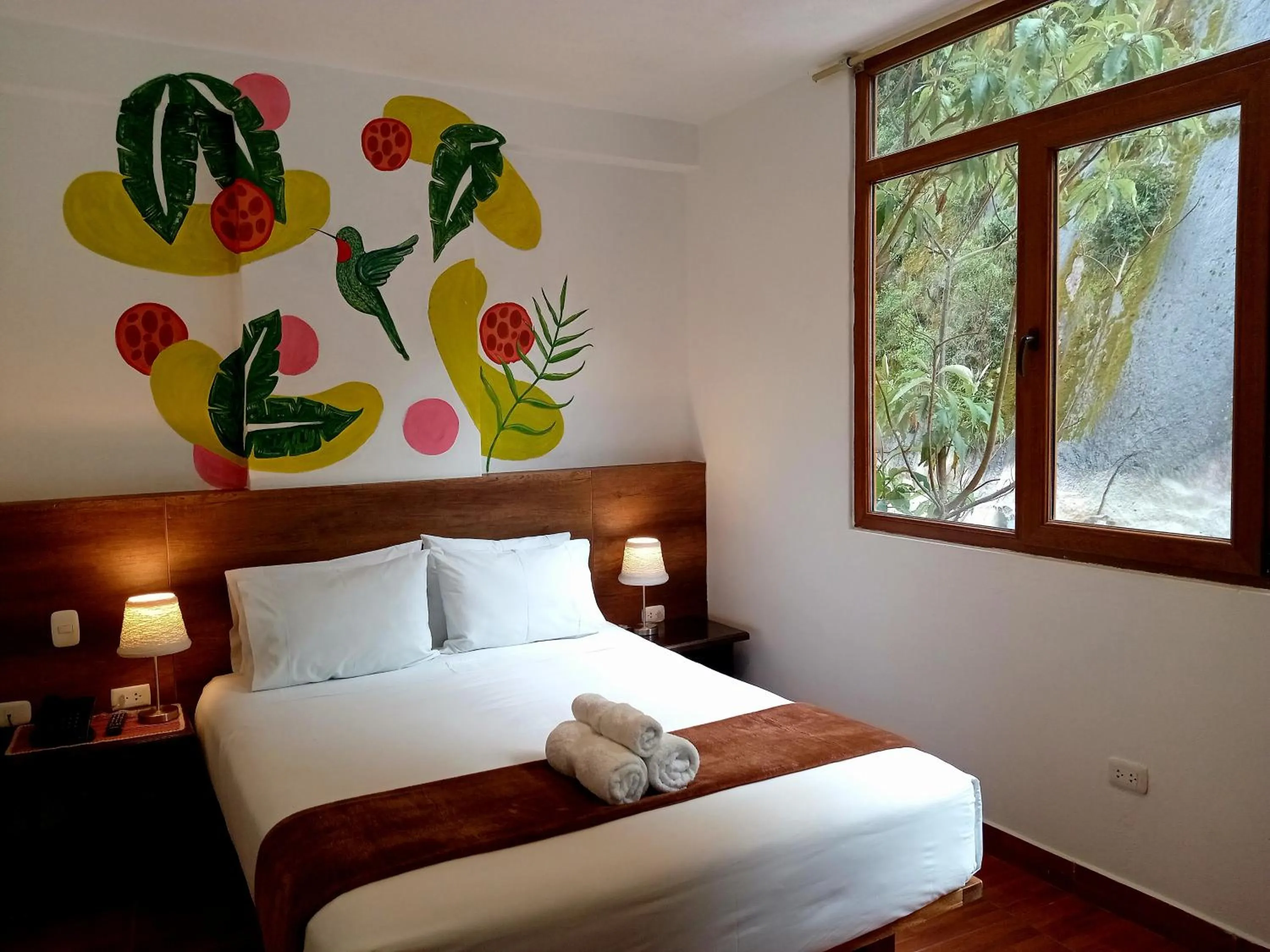 Bed in Susanna Inn MachuPicchu Hotel