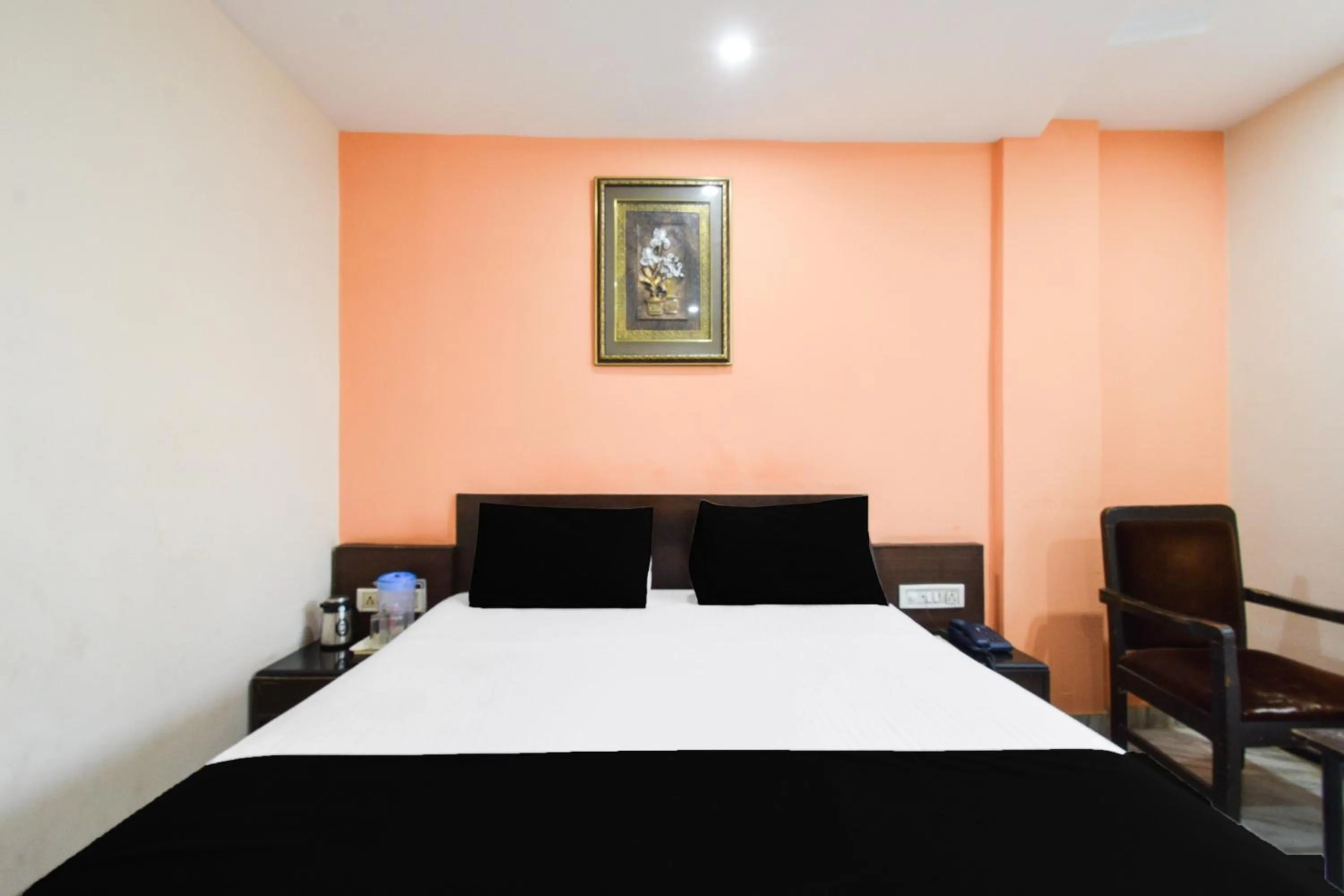 Bedroom, Bed in Townhouse OAK Secunderabad Near Railway Station Formerly Hotel Brahma