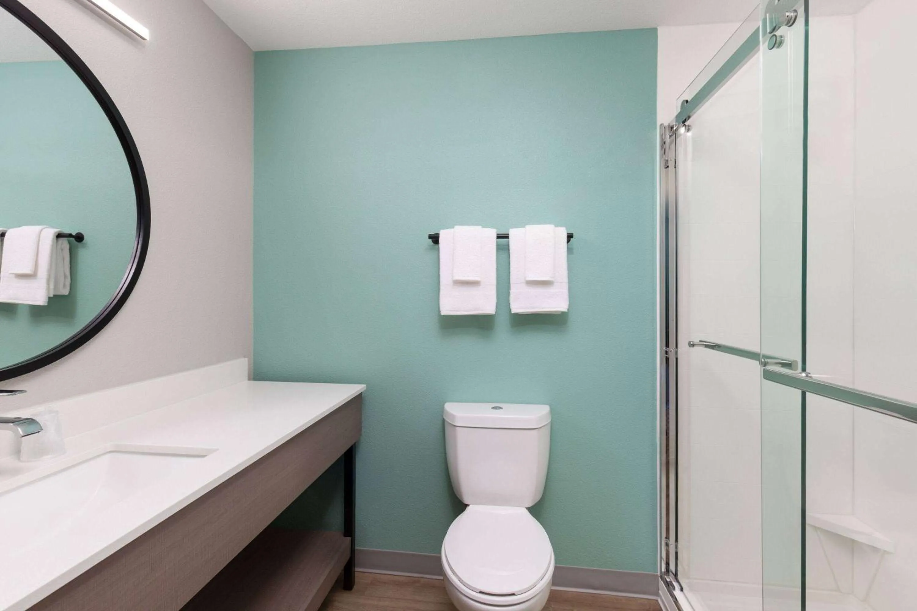 Bathroom in ECHO Suites Extended Stay by Wyndham Nashville/ Gallatin