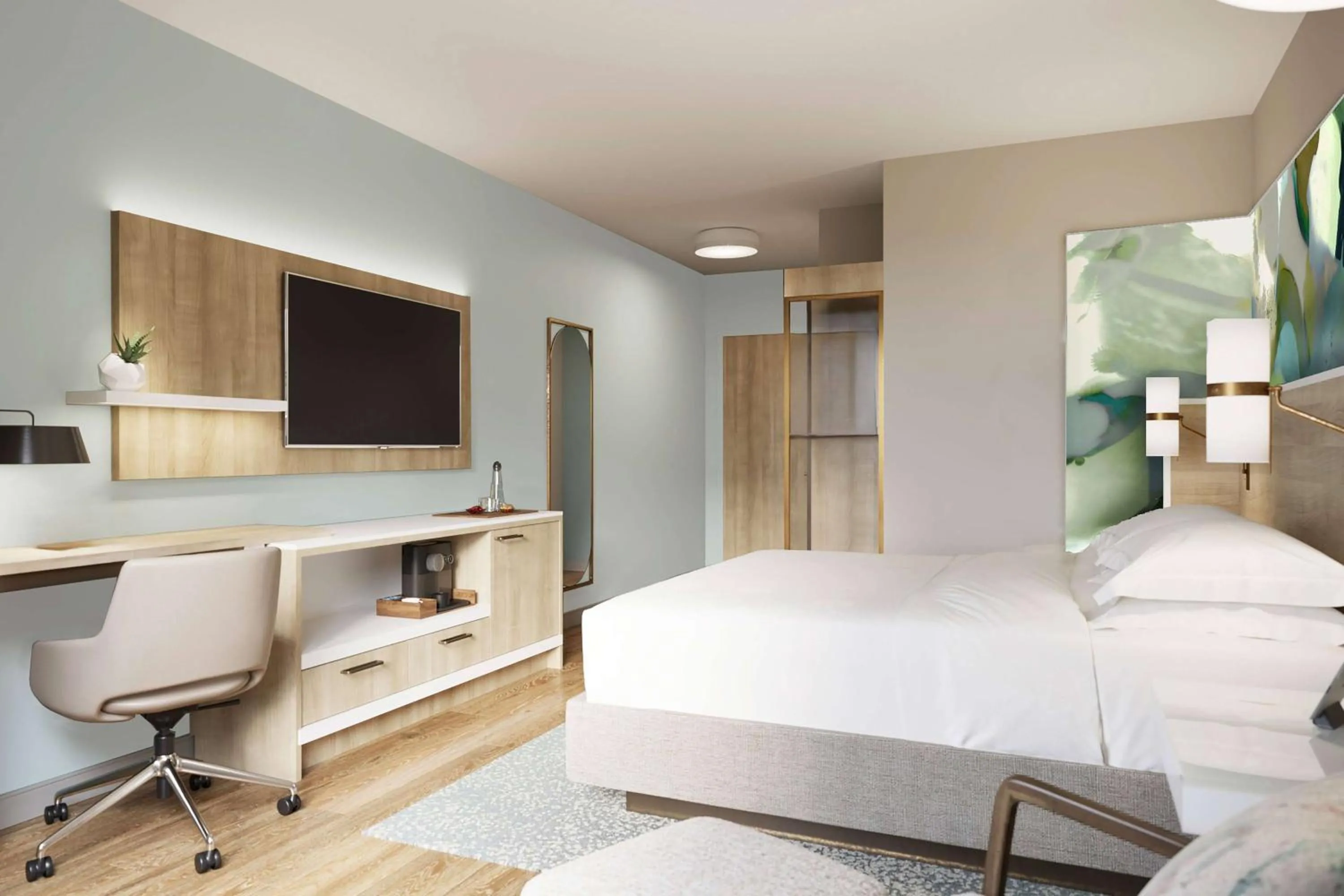 Photo of the whole room, Bed in Wyndham Garden Tampa Fairgrounds/Casino