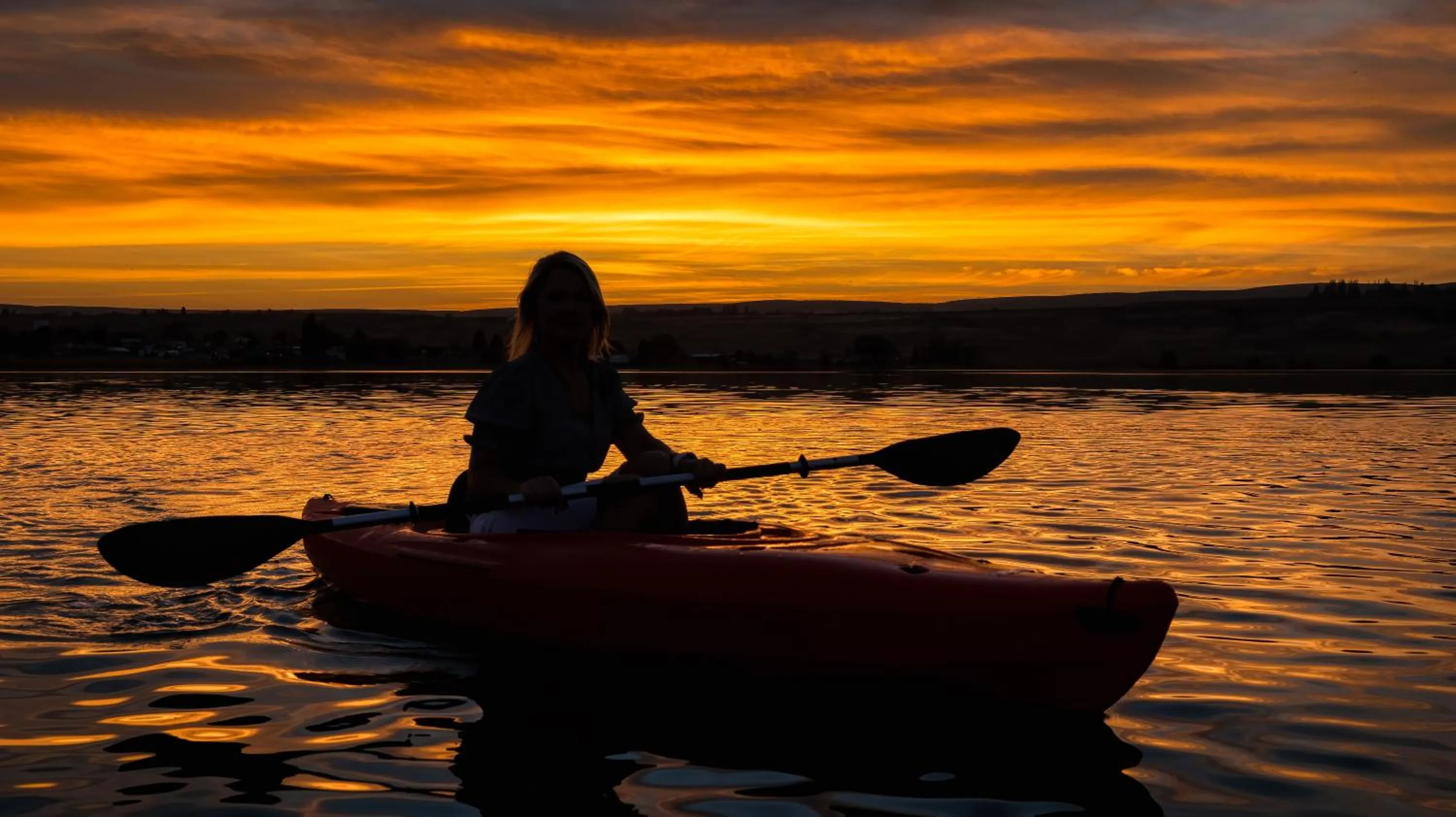 Canoeing in Soap Lake Natural Spa & Resort