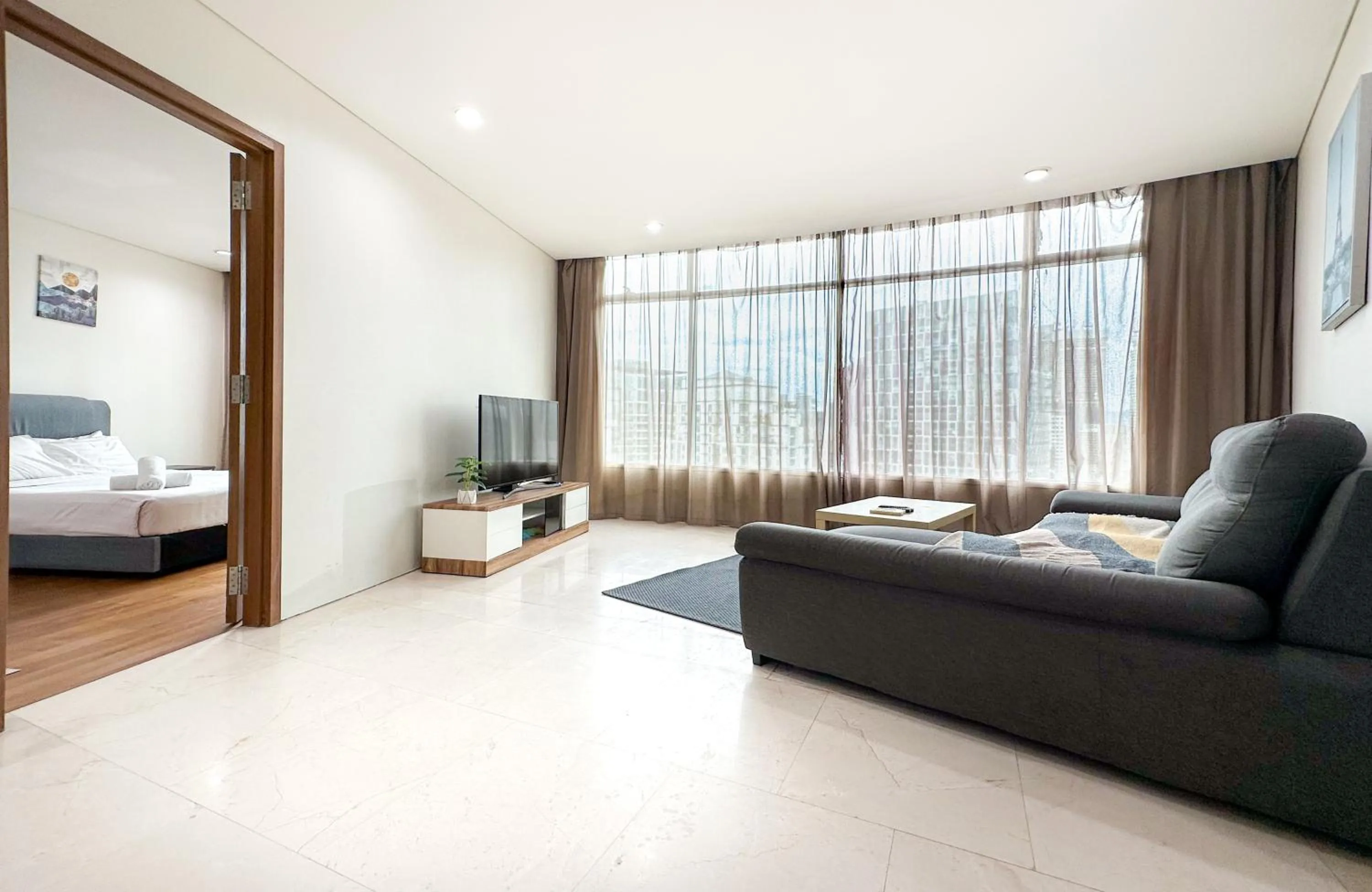 TV and multimedia, Bed in Vortex KLCC Vibes