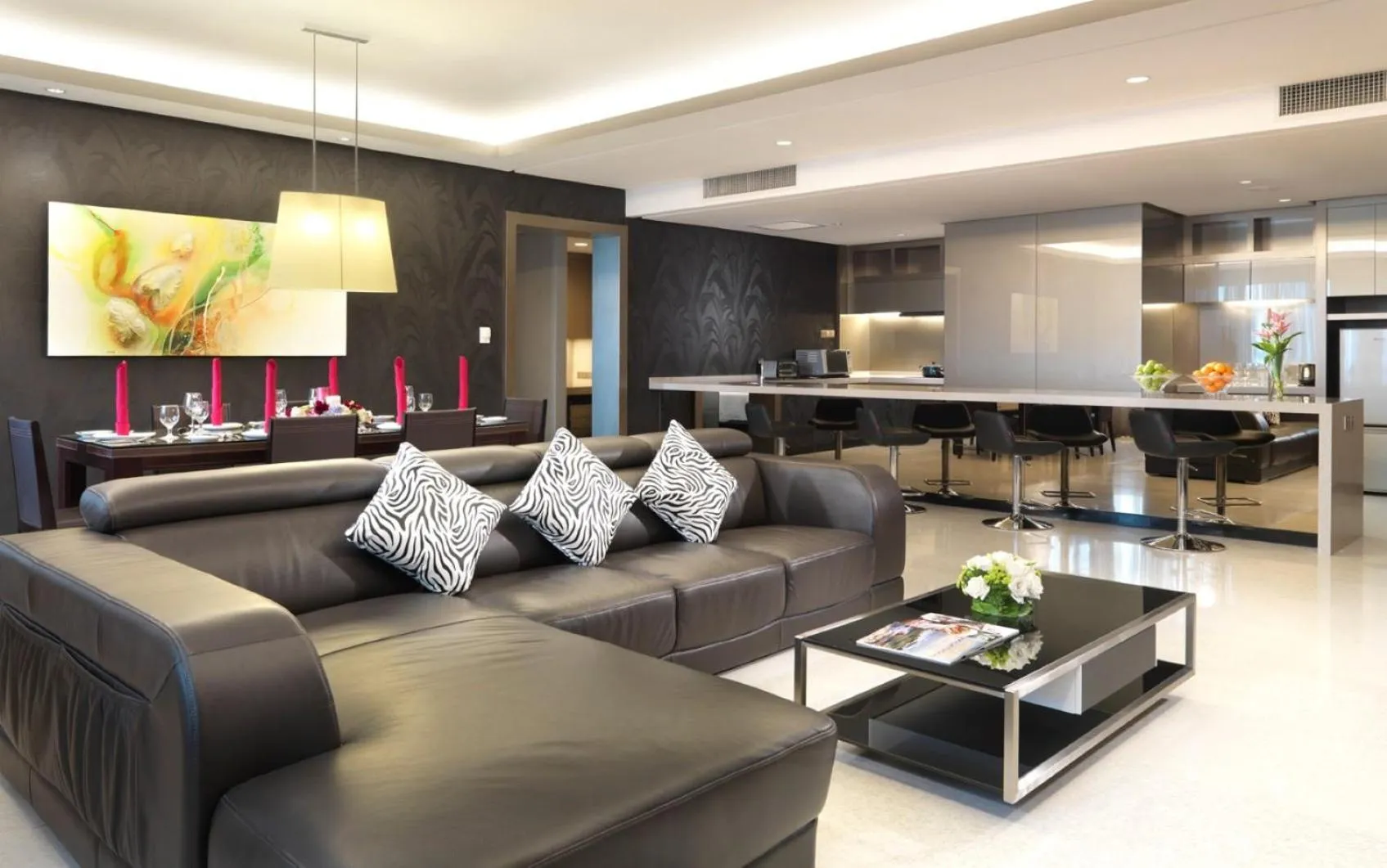 Living room in St Giles Gardens Residences Kuala Lumpur