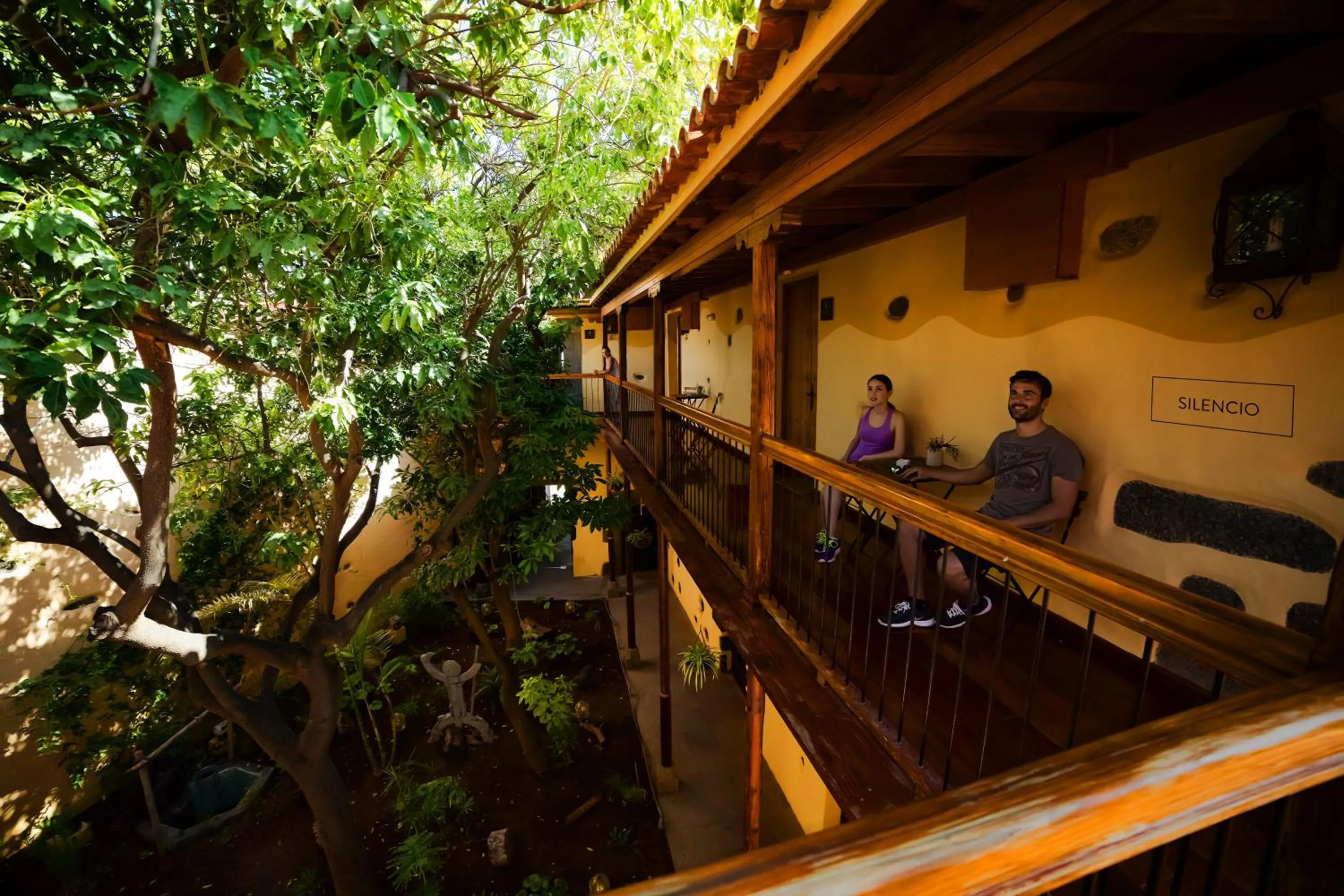 Patio in Hotel Rural Casa de Los Camellos