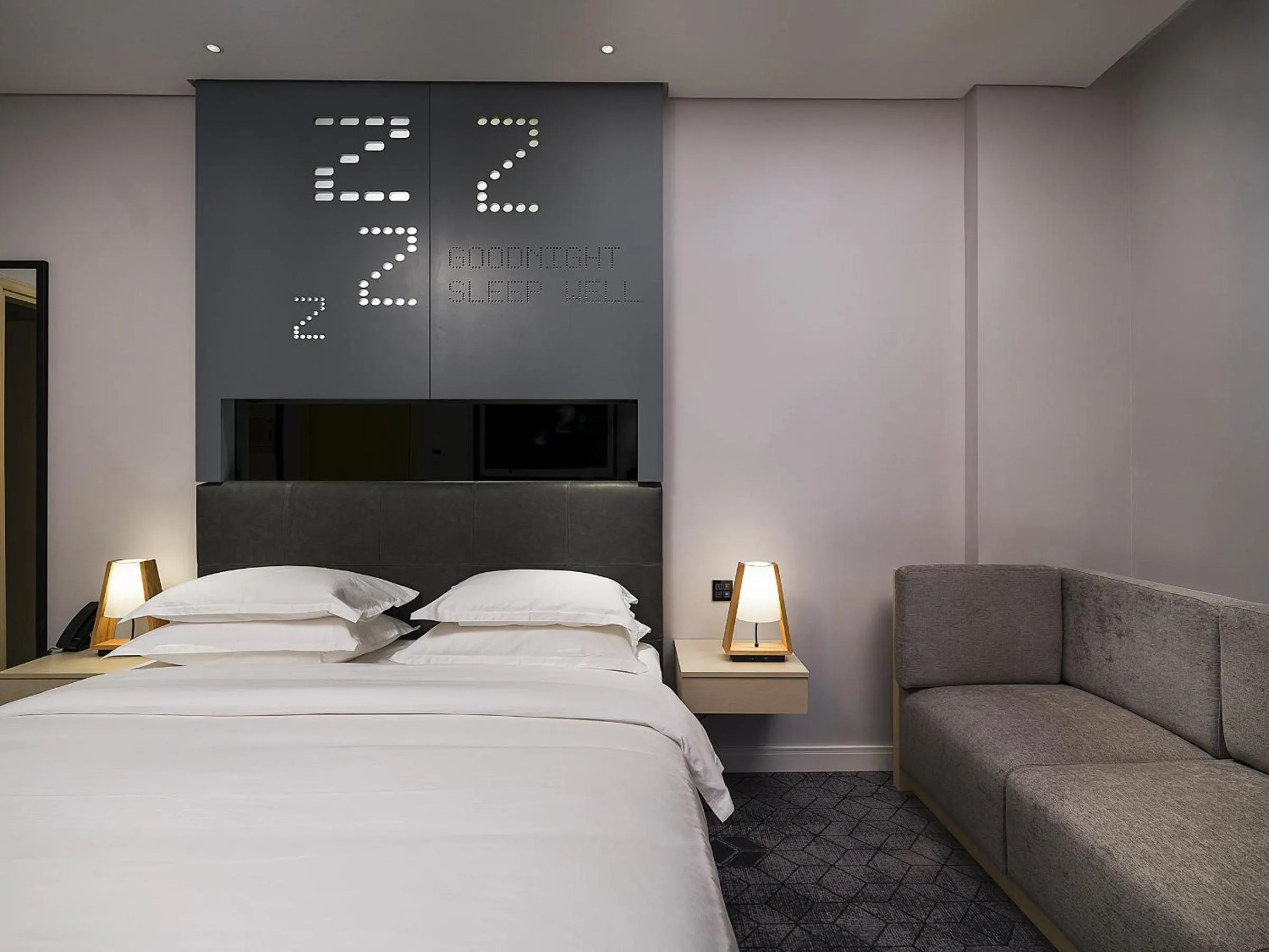 Bed in Studio M Muscat